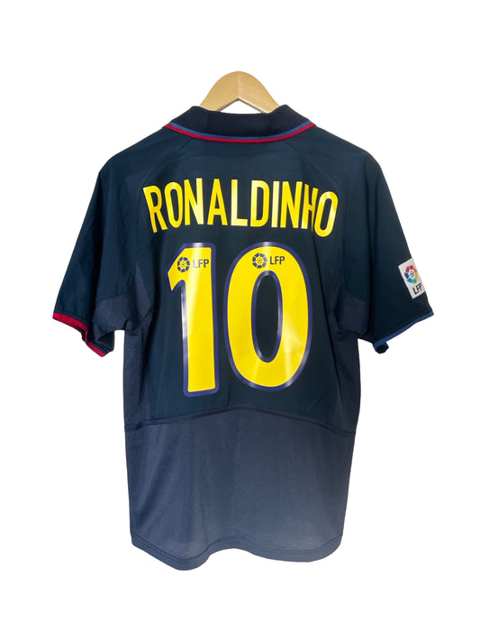 Barcelona 2003-04 Third Shirt - Ronaldinho #10 - S