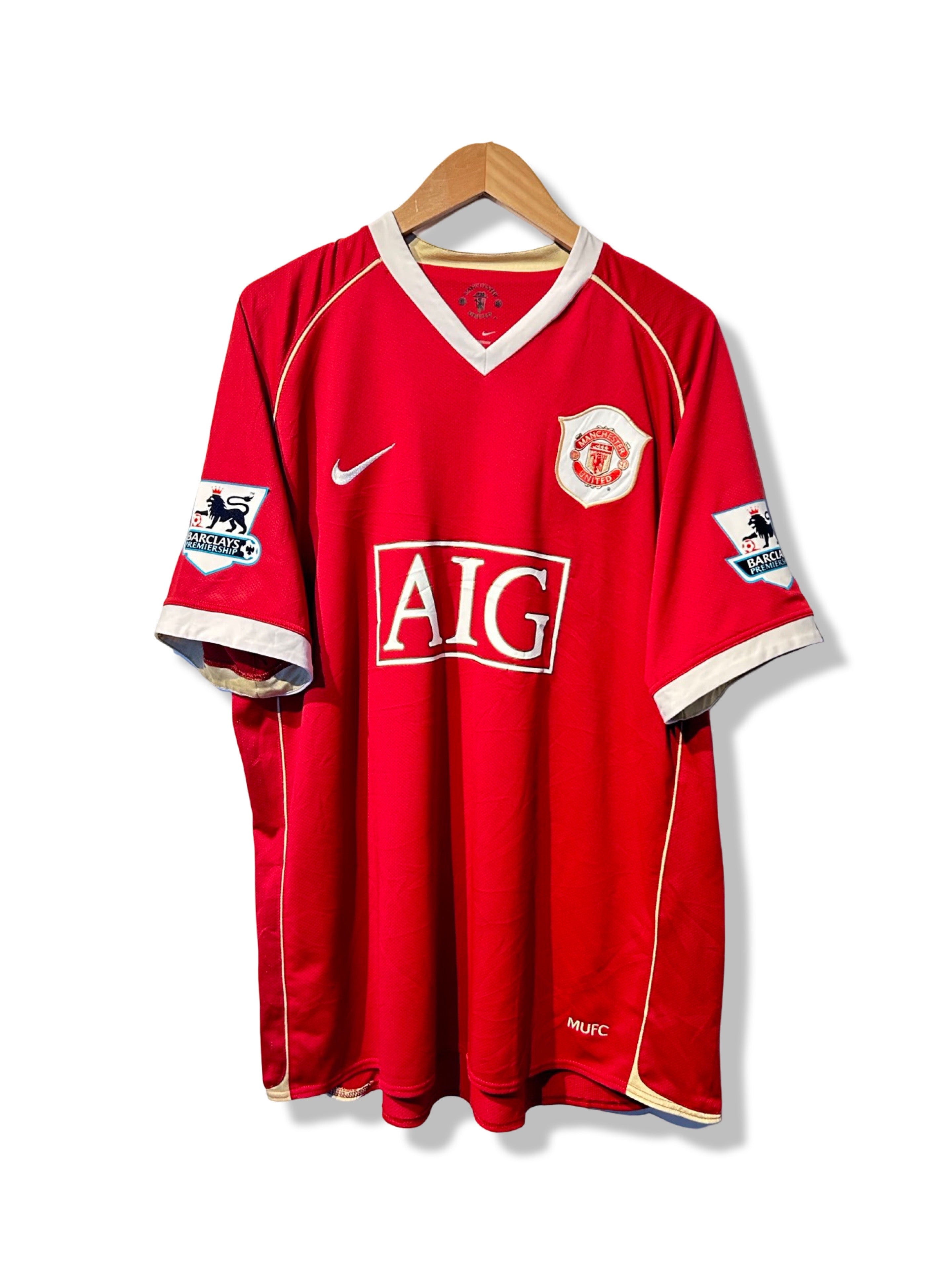 Manchester United 2006-07 Home Shirt - J.S. Park #13 - XL