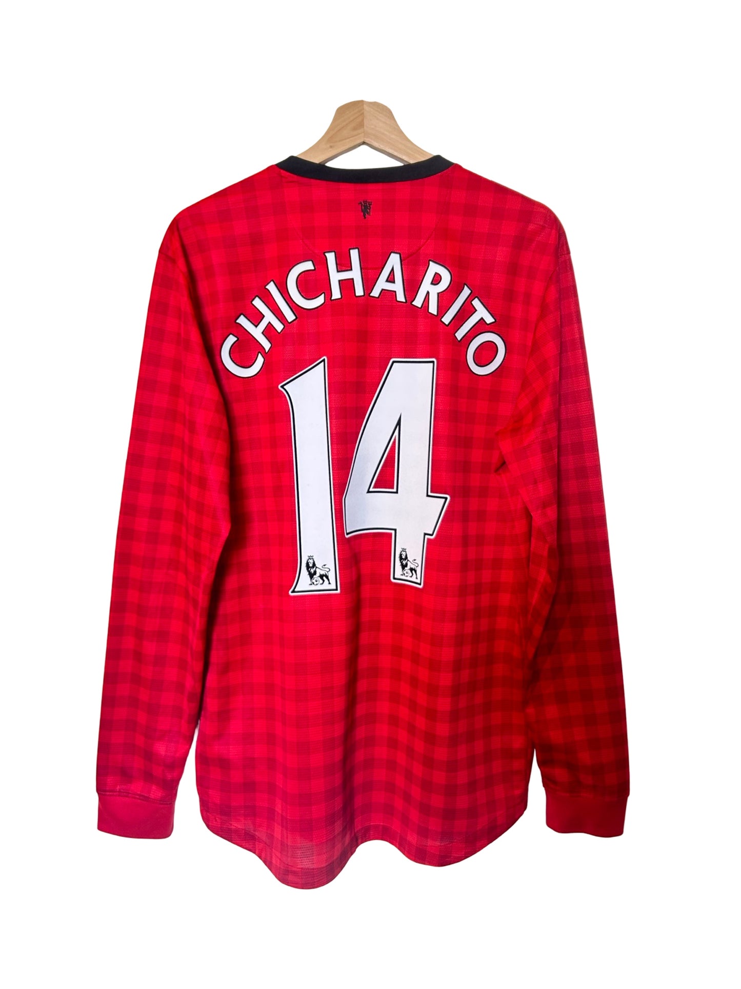 Manchester United 2012-13 Home Shirt L/S - Chicharito #14 - M
