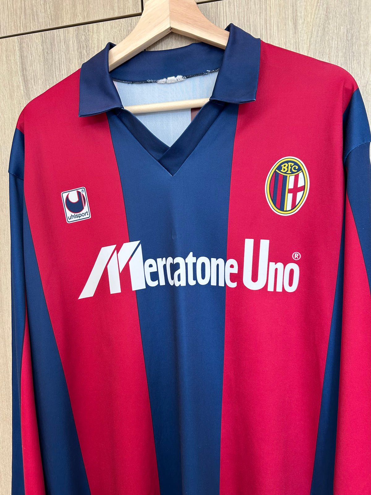 Bologna 1989-90 Home Shirt L/S - L