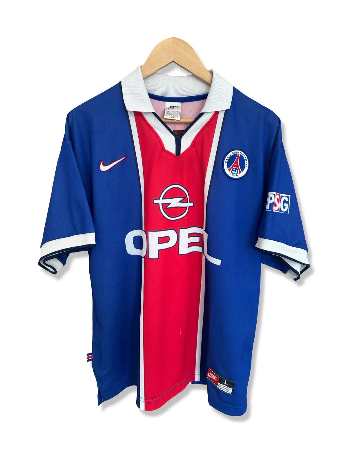 PSG 1997-98 Home Shirt - Simone #9 - L