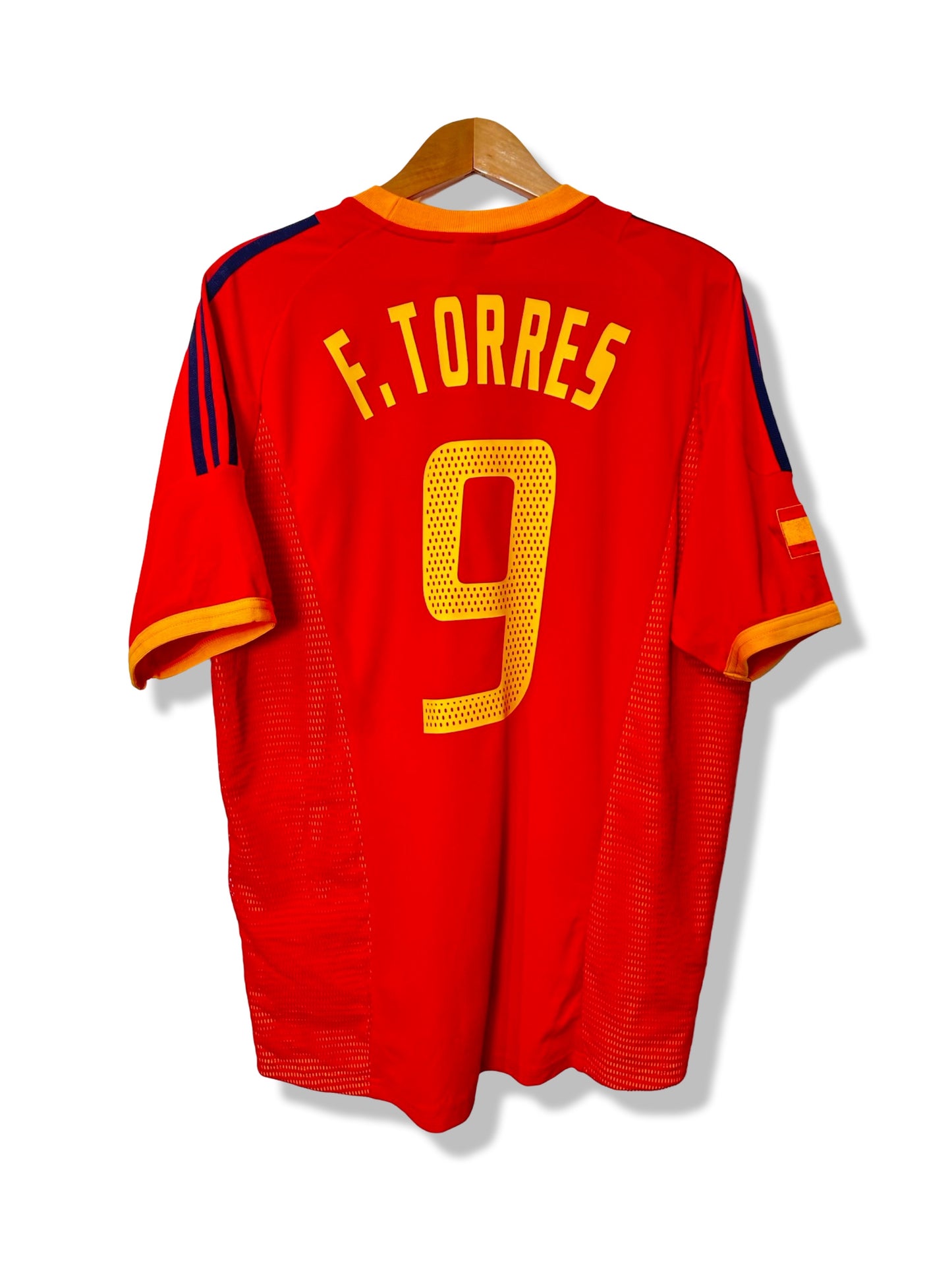 Spain 2002-04 Home Shirt - F. Torres #9 - L