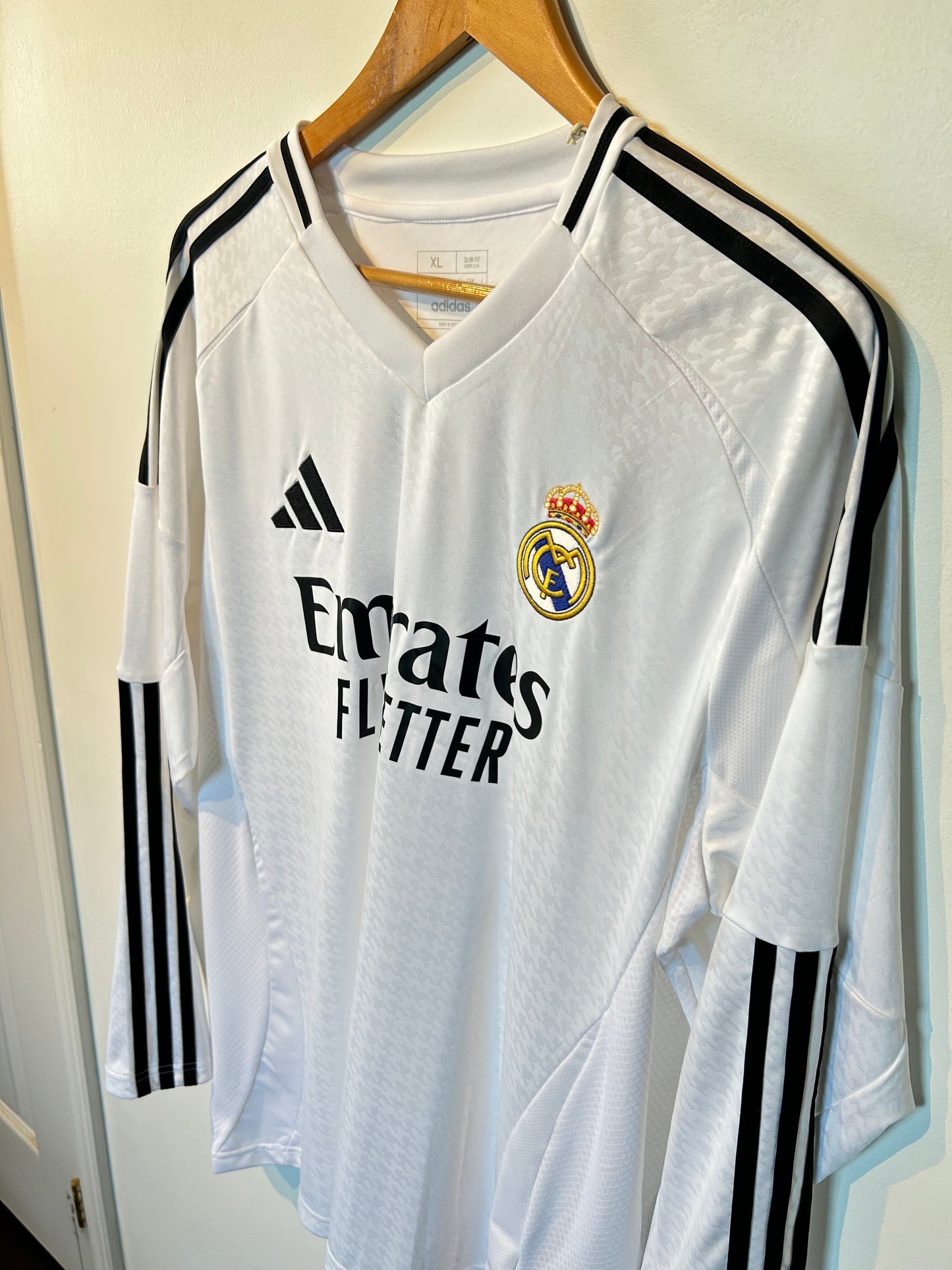 Real Madrid 2024-25 Home Shirt L/S - Mbappe #9 - XL
