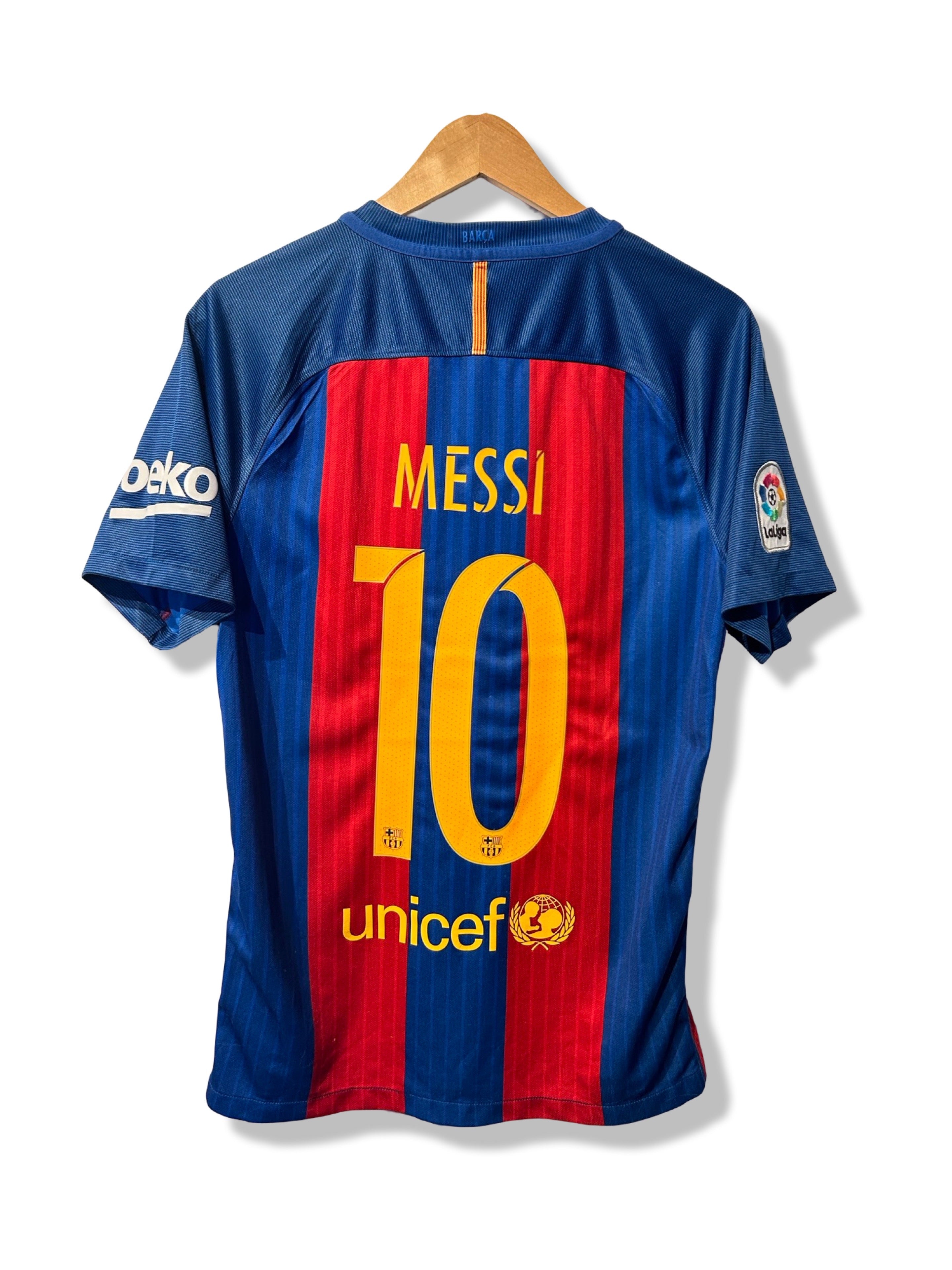 Barcelona 2016-17 Home Shirt - Messi #10 - S – Football Heaven