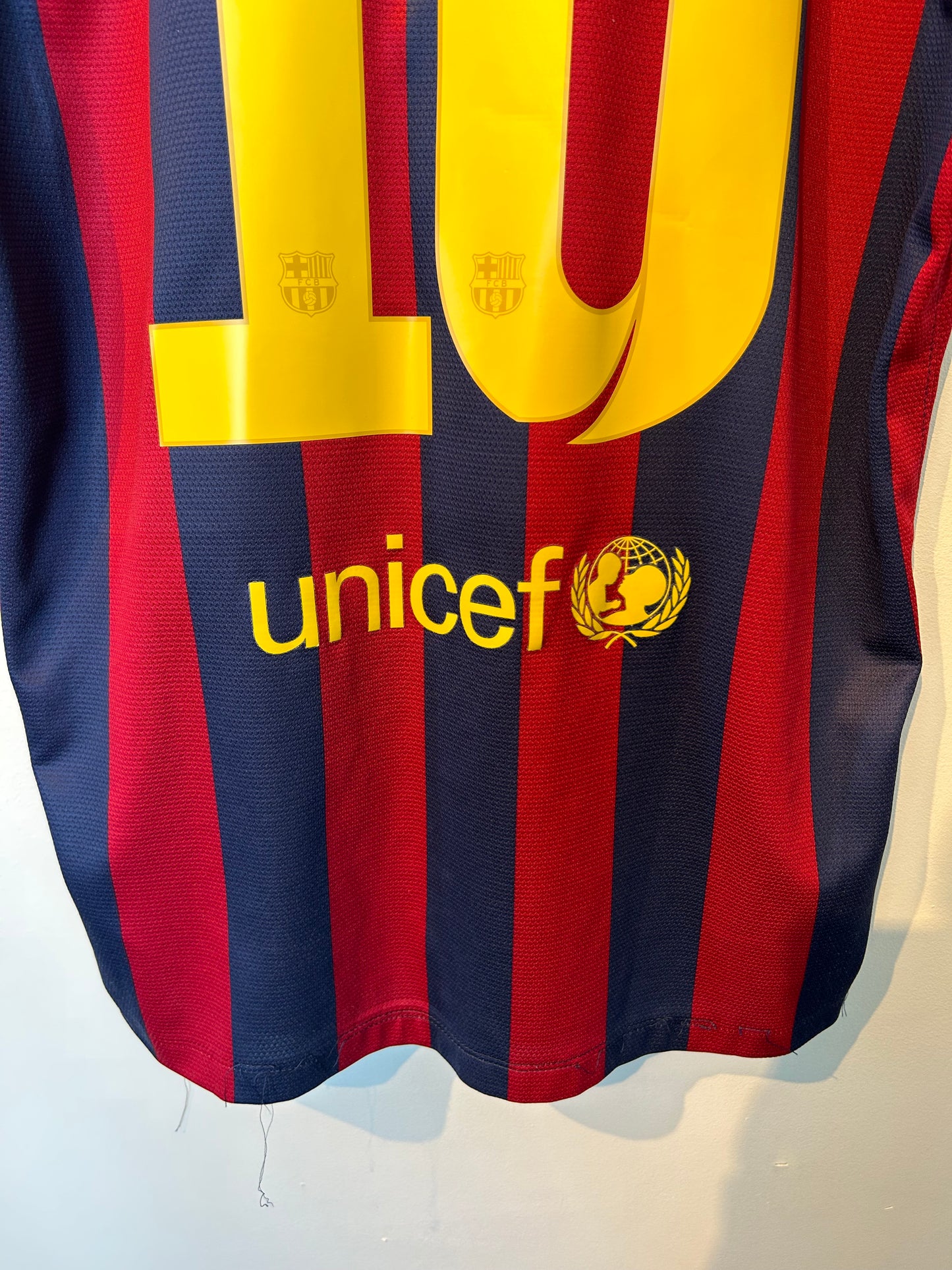 Barcelona 2013-14 Home Shirt - Messi #10 - S
