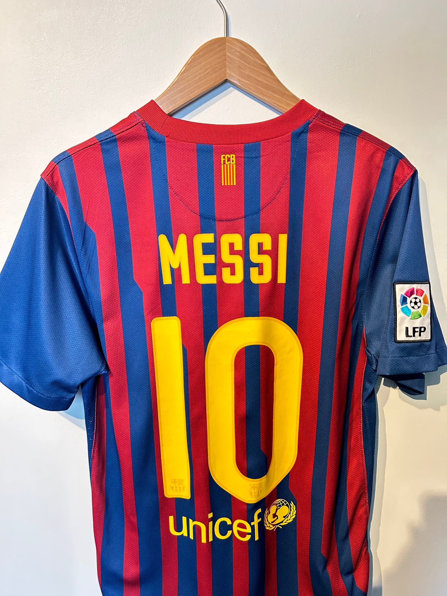 Barcelona 2011-12 Home Shirt - Messi #10 - S