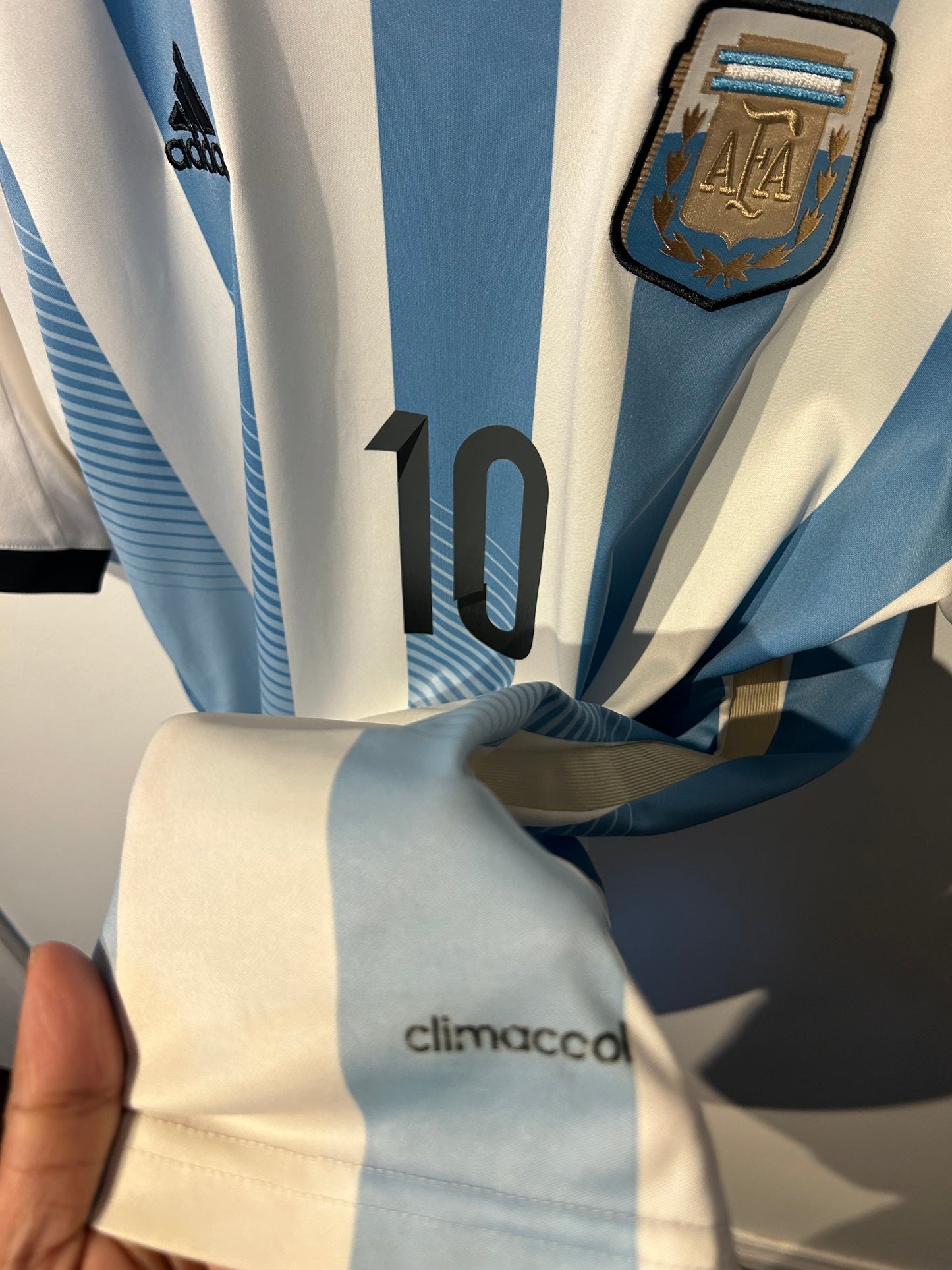 Argentina 2013-15 Home Shirt - Messi #10 - M