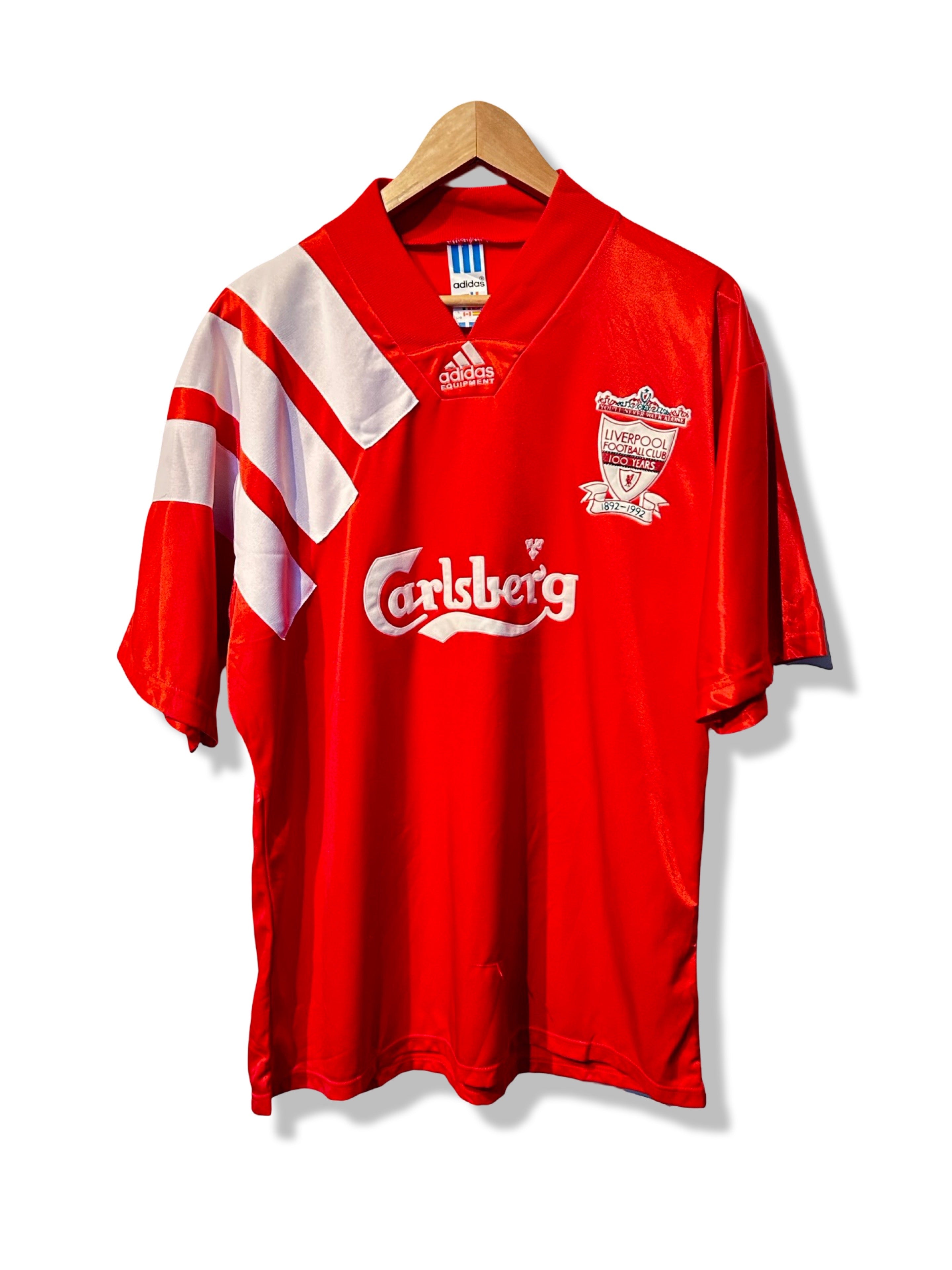 Liverpool 1992-93 Centenary Home Shirt - L – Football Heaven