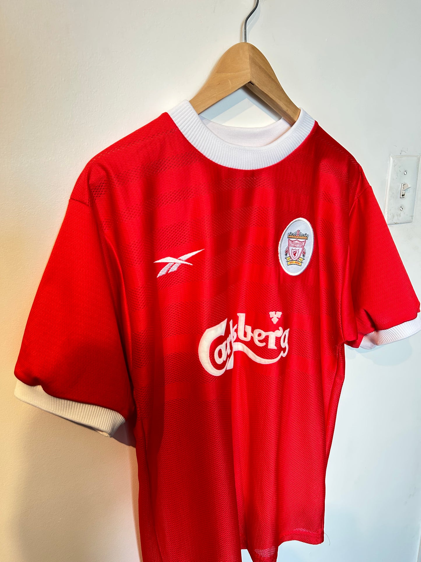 Liverpool 1998-00 Home Shirt - Gerrard #28 - M