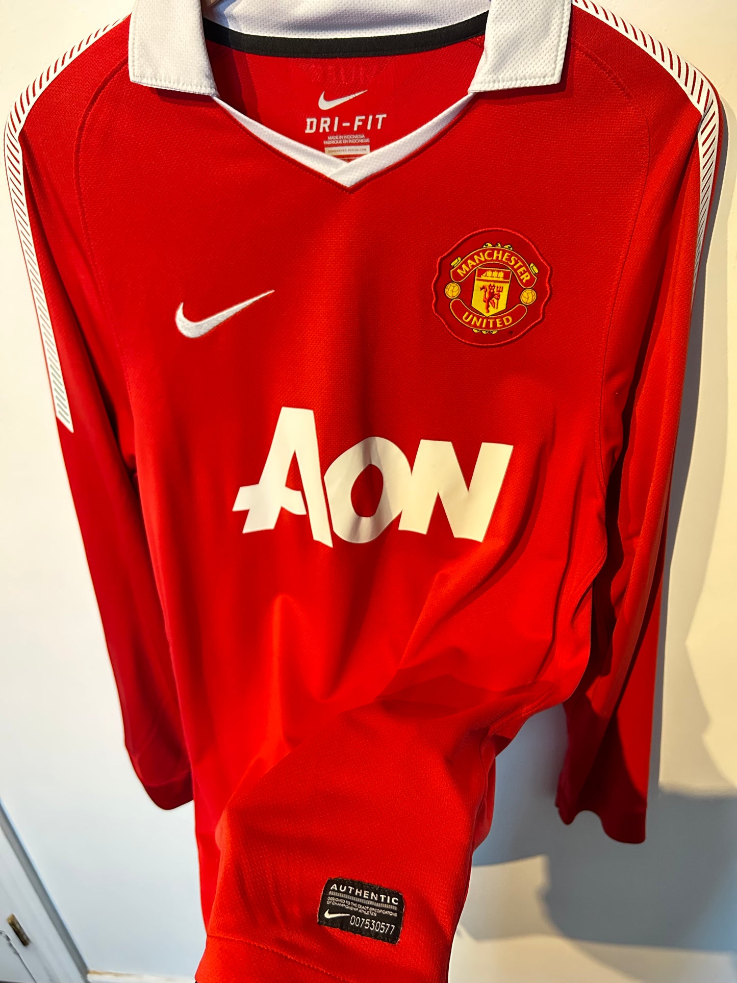 Manchester United 2010-11 Home Shirt L/S - Chicharito #14 - S