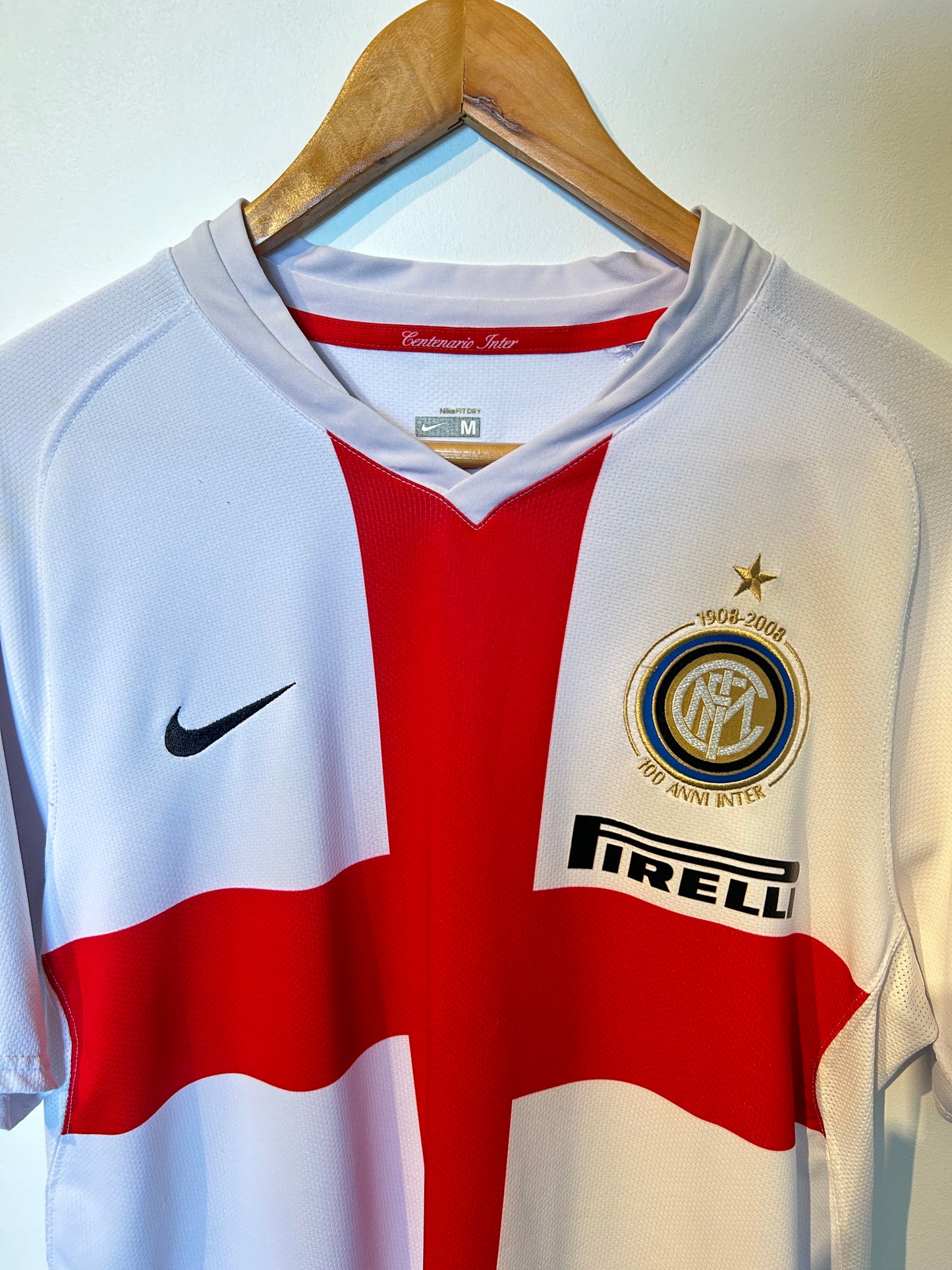 Inter Milan 2007-08 Centenary Away Shirt - Ibrahimovic #8 - M