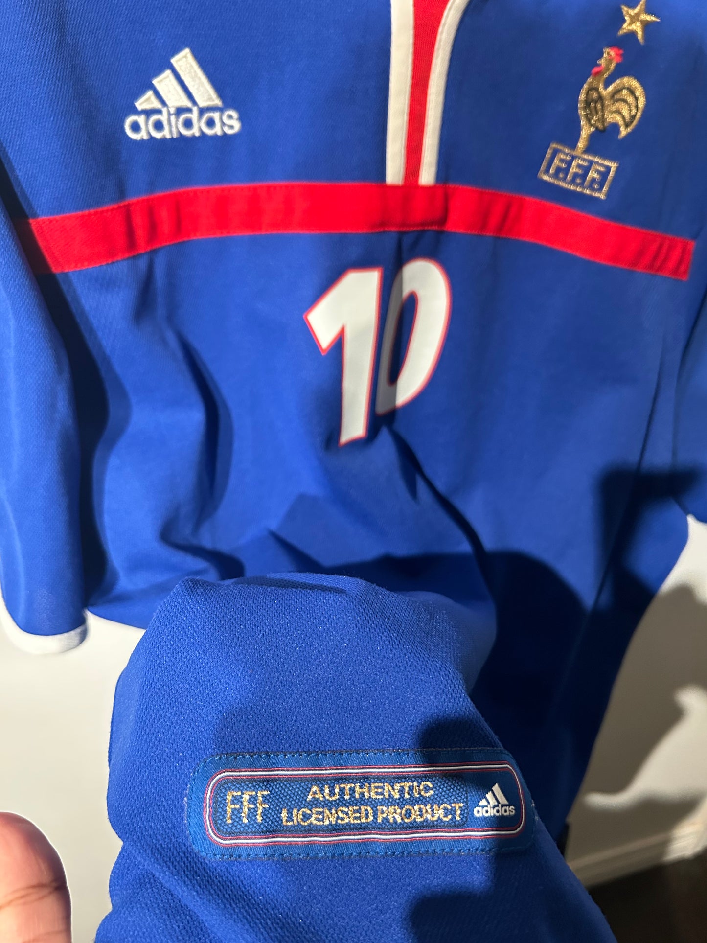 France 2000-02 Home Shirt - Zidane #10 - XL