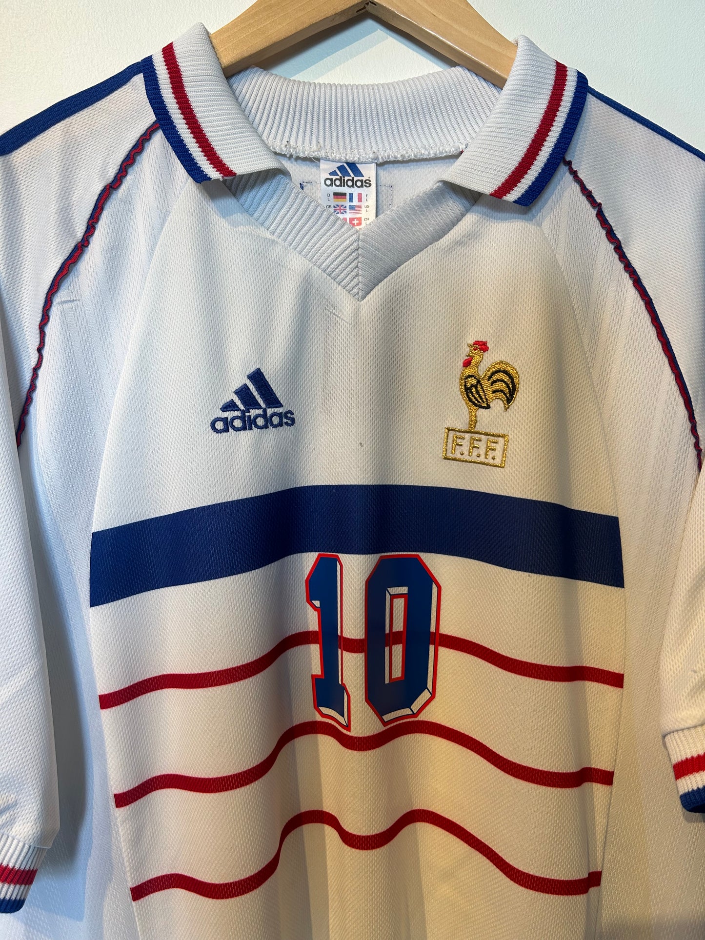 France 1998 Away Shirt - Zidane #10 - L