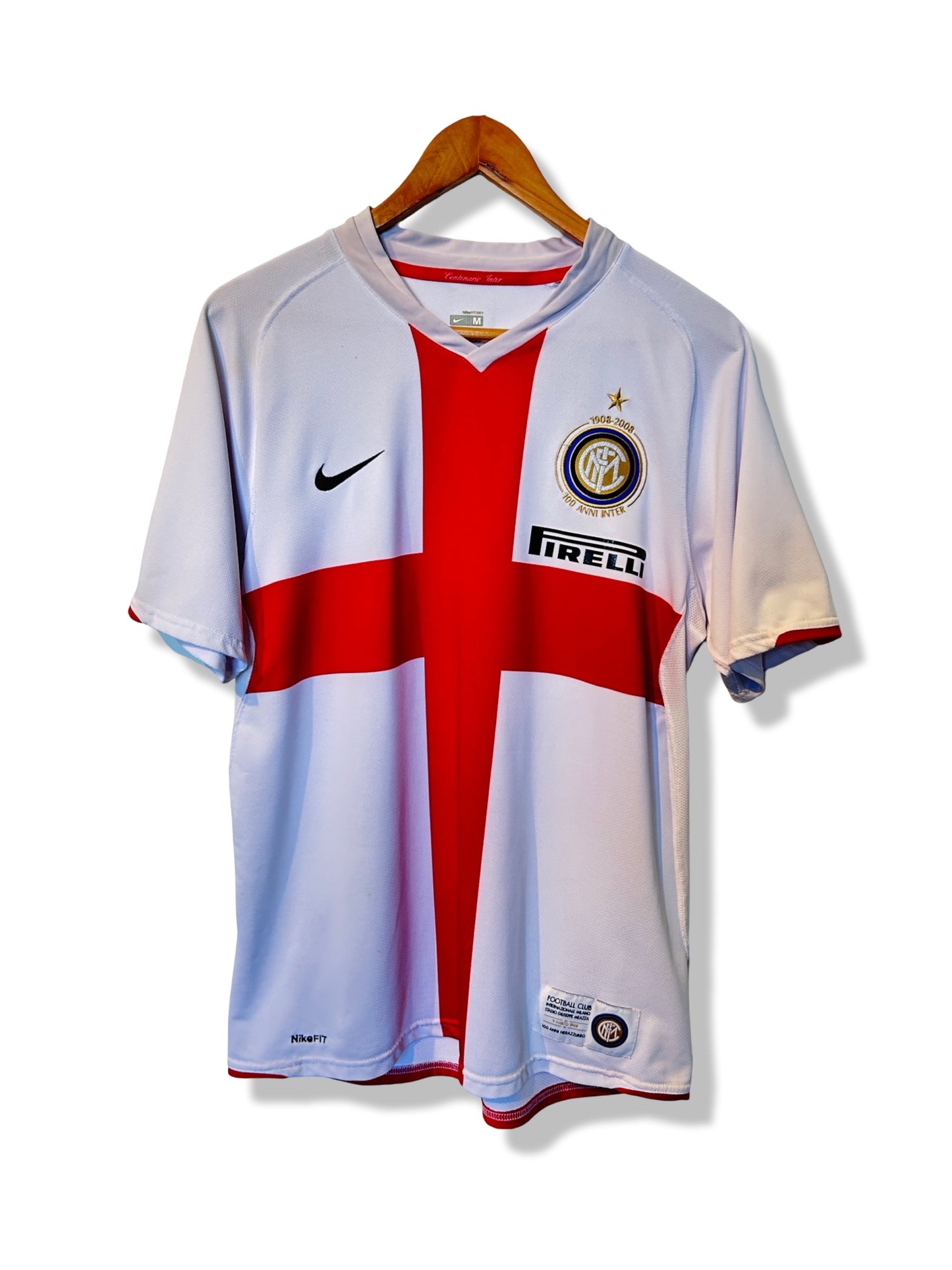 Inter Milan 2007-08 Centenary Away Shirt - Ibrahimovic #8 - M