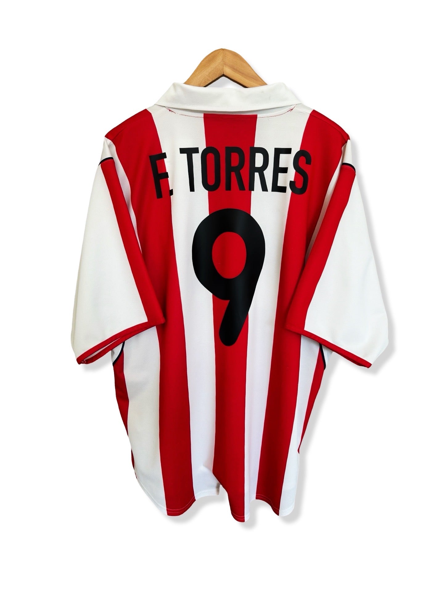 Atletico Madrid 2001-02 Home Shirt - F. Torres #9 - XL