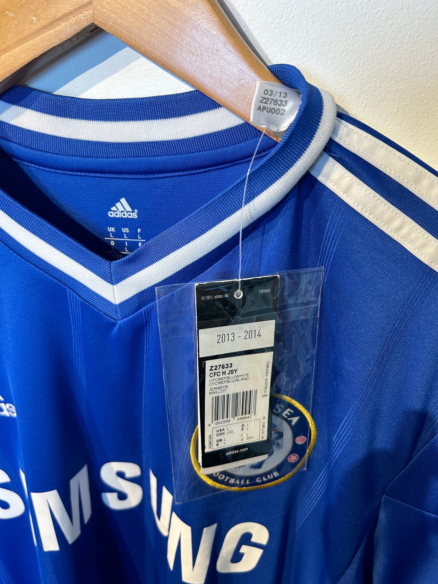 Chelsea 2013-14 Home Shirt - Hazard #17 - L