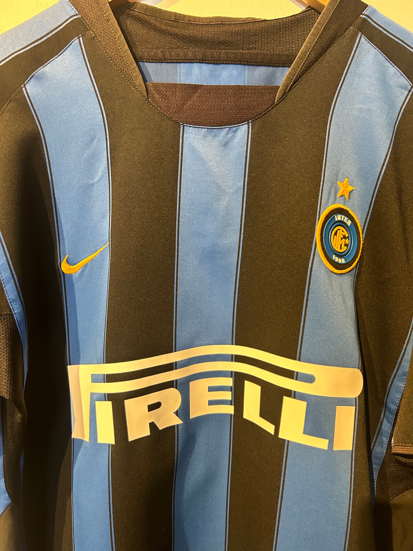 Inter Milan 2003-04 Home Shirt - Adriano #10 - M