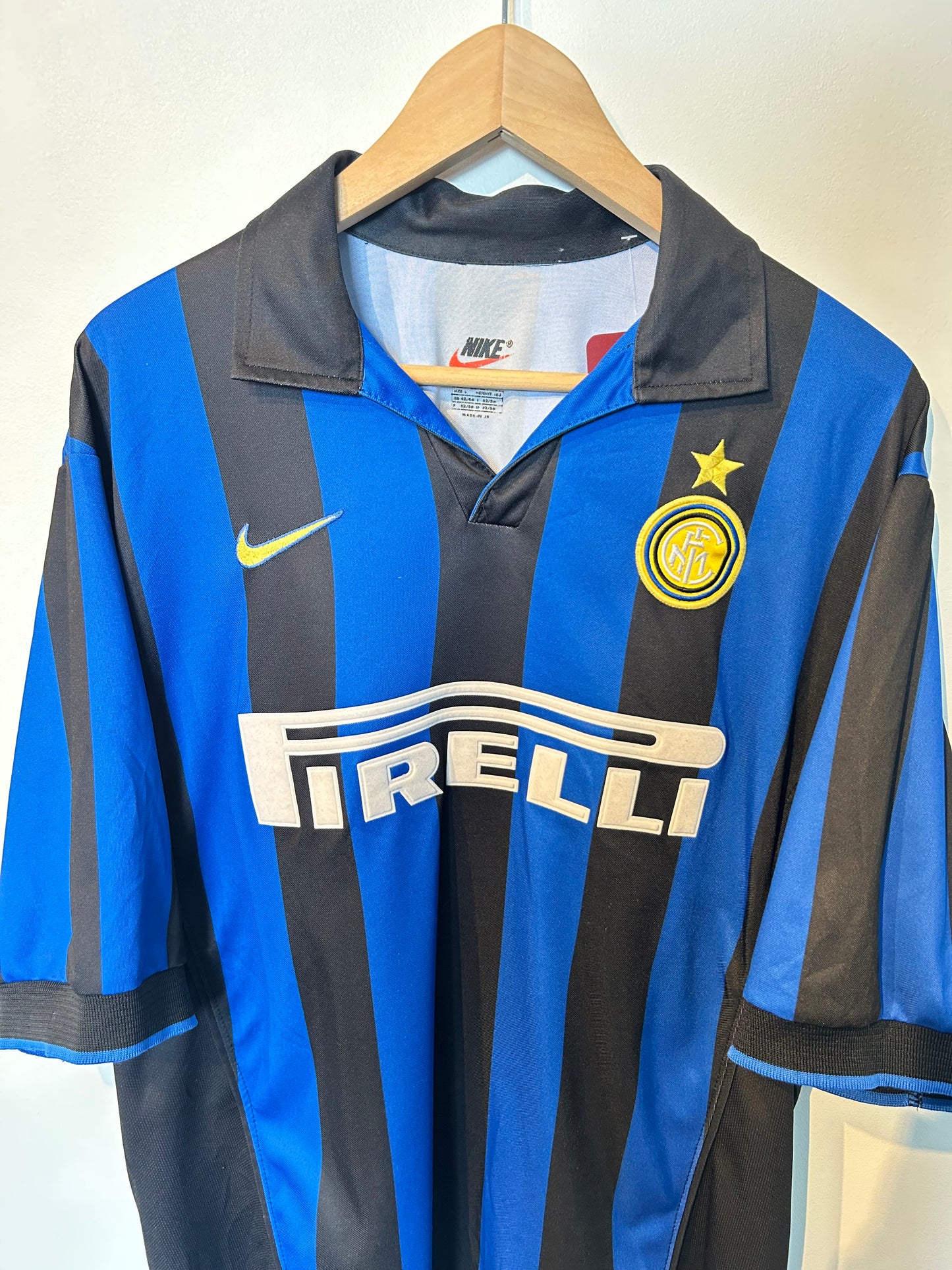 Inter Milan 1998-99 Home Shirt - Ronaldo #9 - L