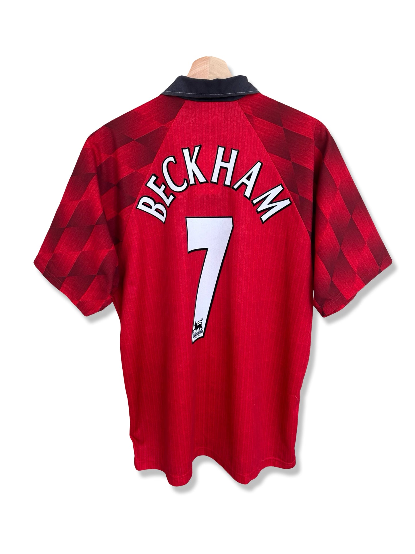 Manchester United 1997-98 Home Shirt - Beckham #7 - L