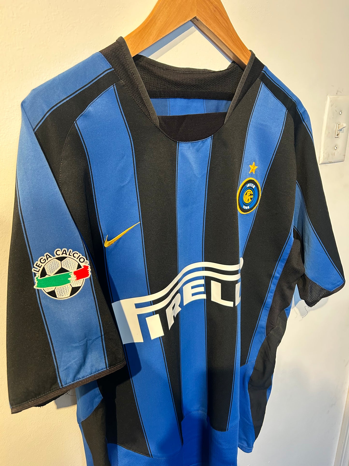 Inter Milan 2003-04 Home Shirt - Adriano #10 - M
