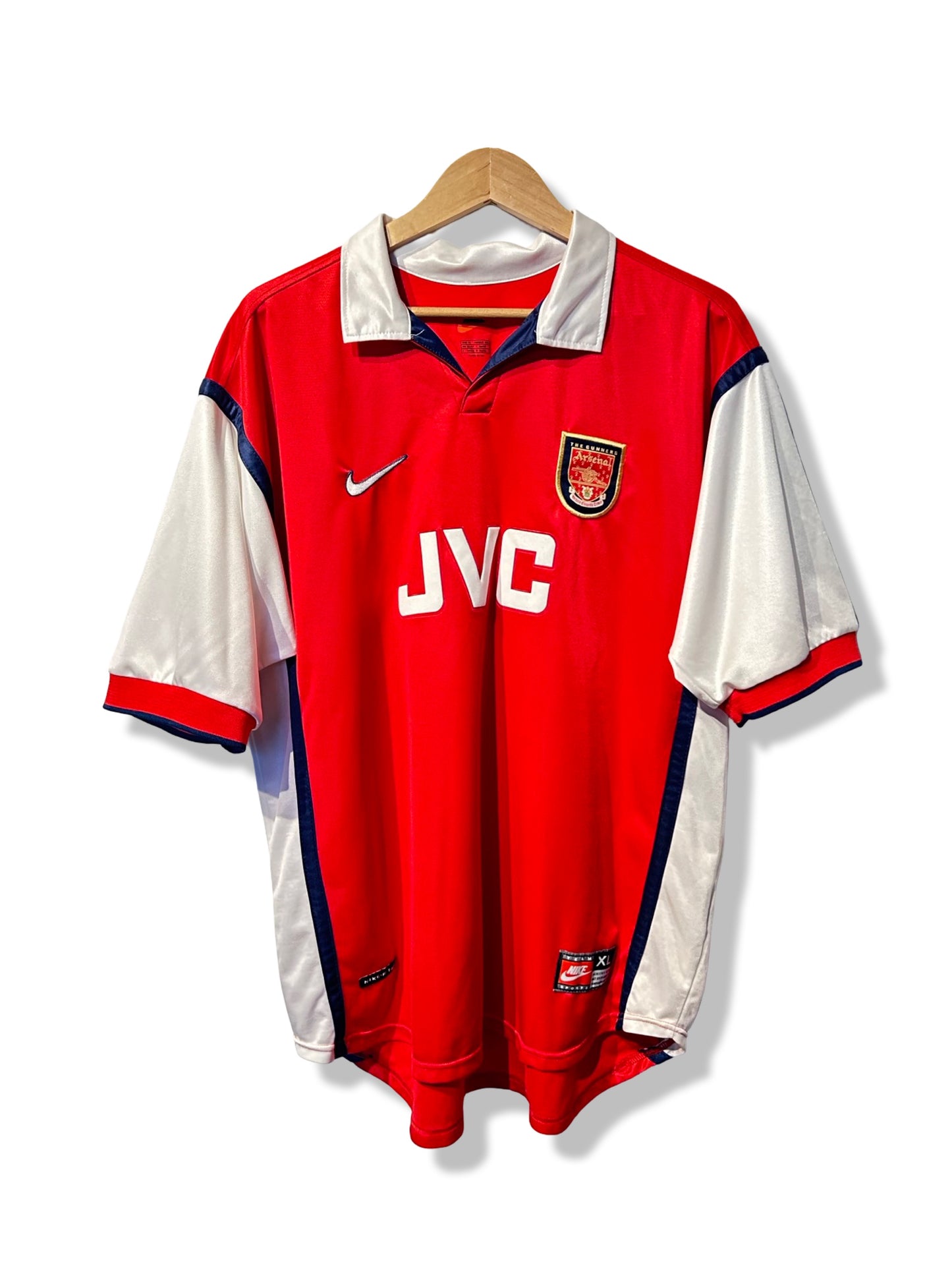 Arsenal 1998-99 Home Shirt - Bergkamp #10 - XL