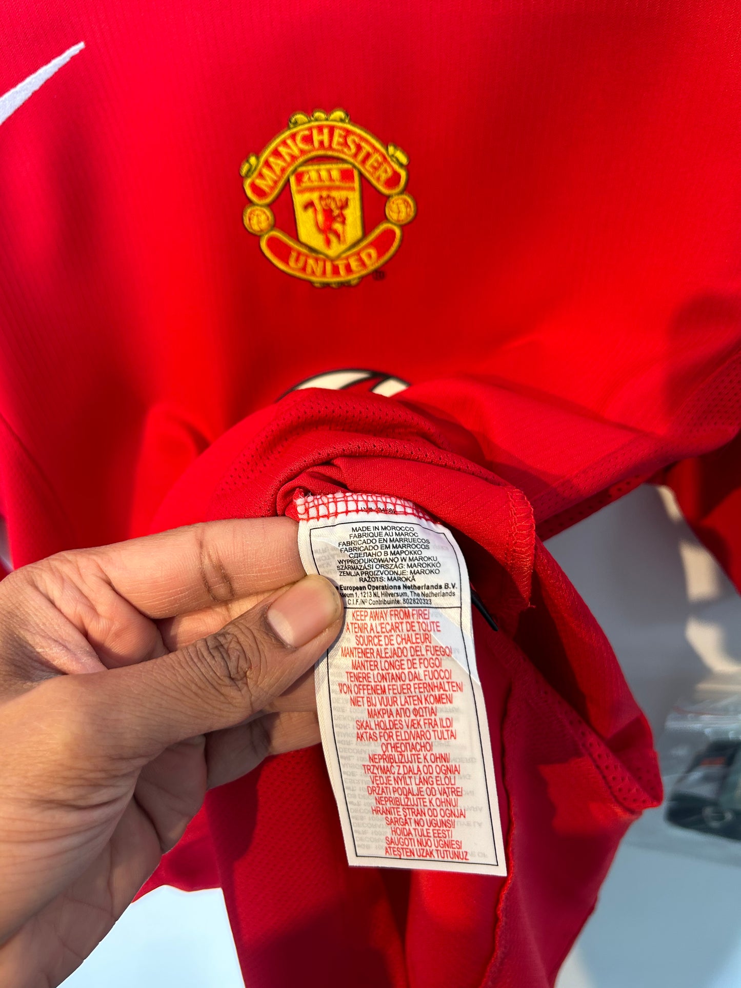 Manchester United 2004-06 Home Shirt - Ronaldo #7 - S