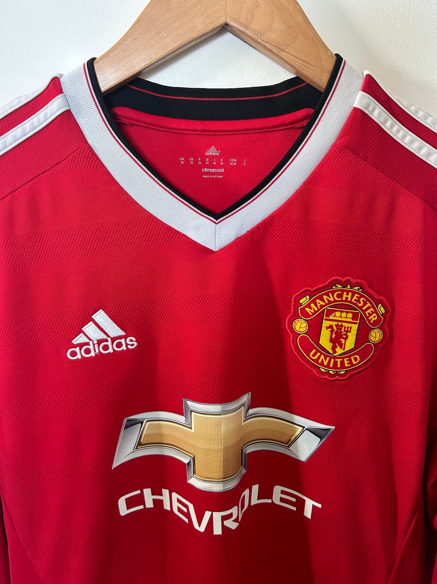 Manchester United 2015-16 Home Shirt L/S - Rooney #10 - M