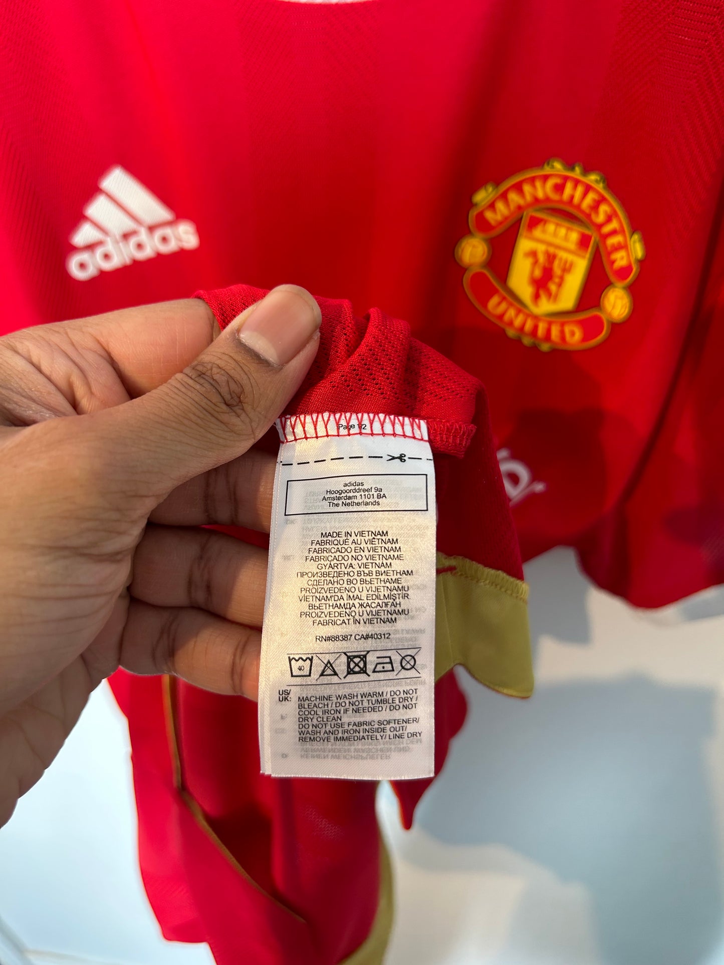 Manchester United 2021-22 Home Shirt - Ronaldo #7 - L