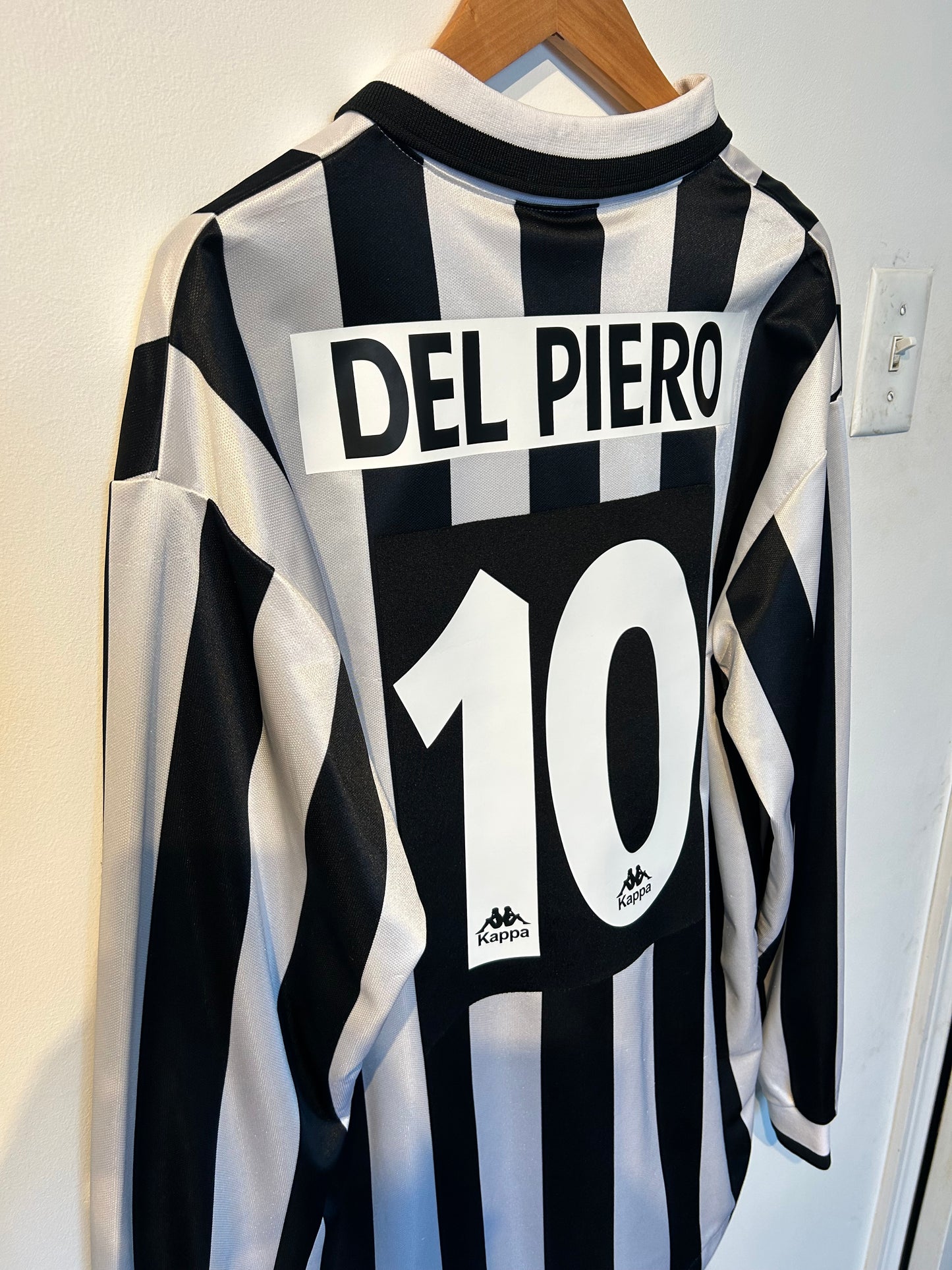 Juventus 1994-95 Home Shirt L/S - Del Piero #10 - L