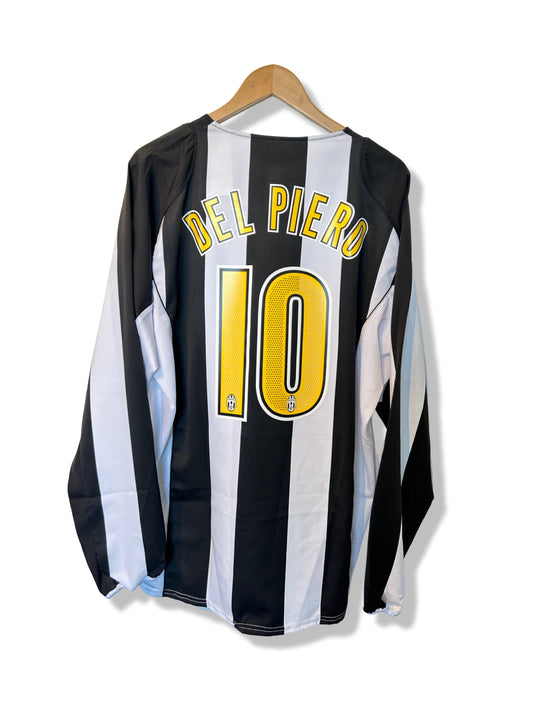 Juventus 2004-05 Home Shirt L/S - Del Piero #10 - XL