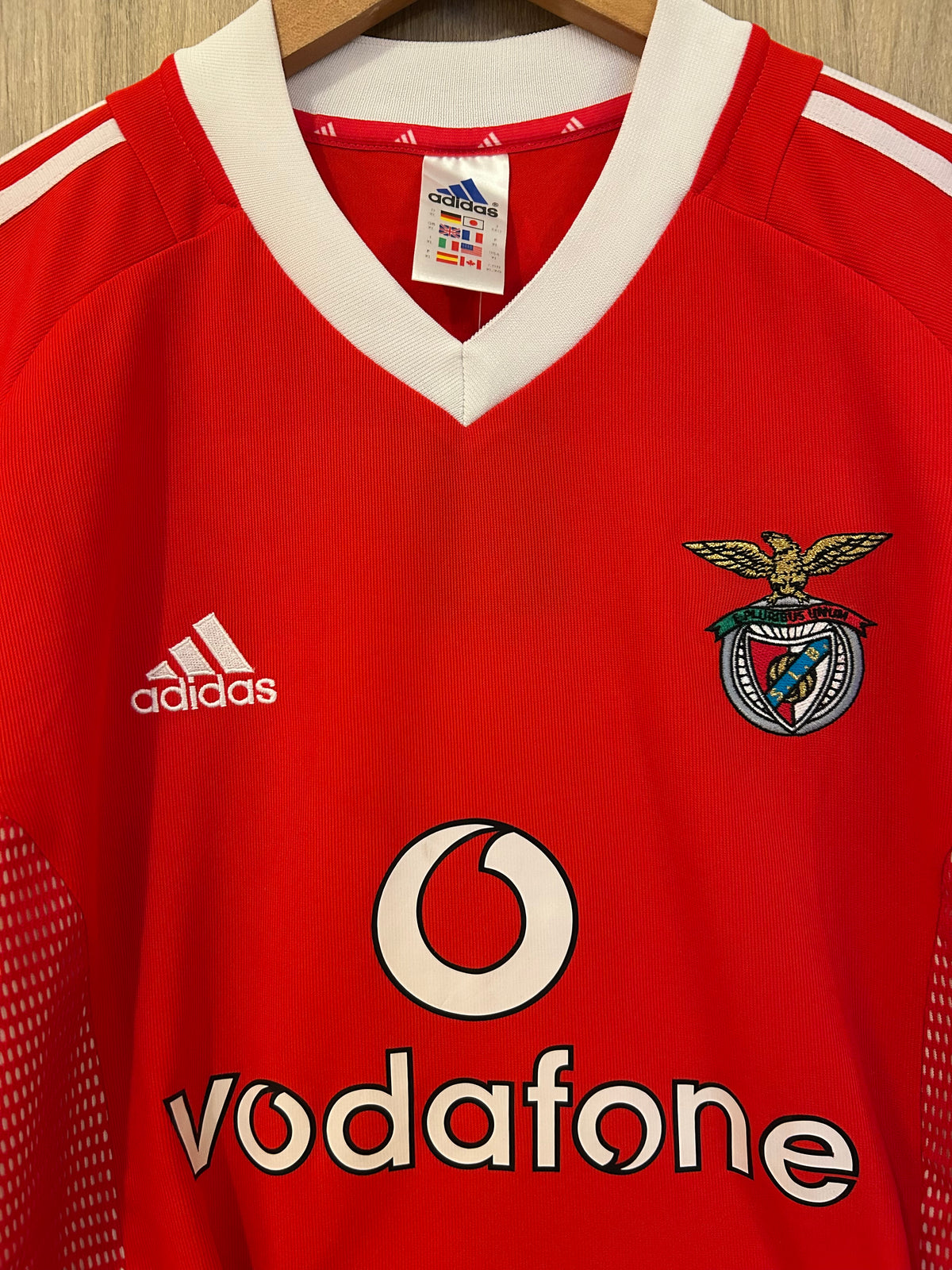 Benfica 2002-03 Home Shirt - Roger #8 - XL