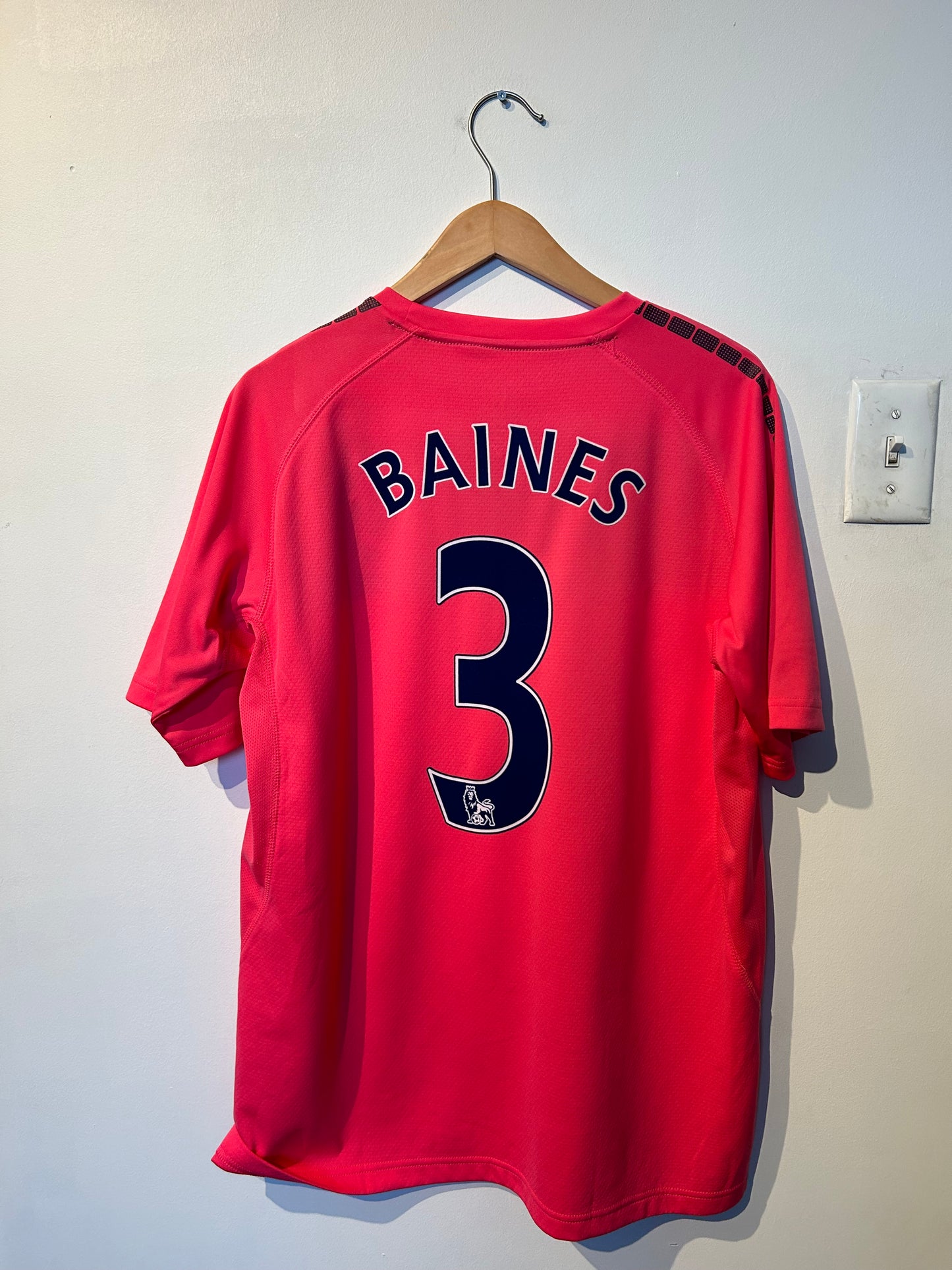 Everton 2010-11 Away Shirt - Baines #3 - L