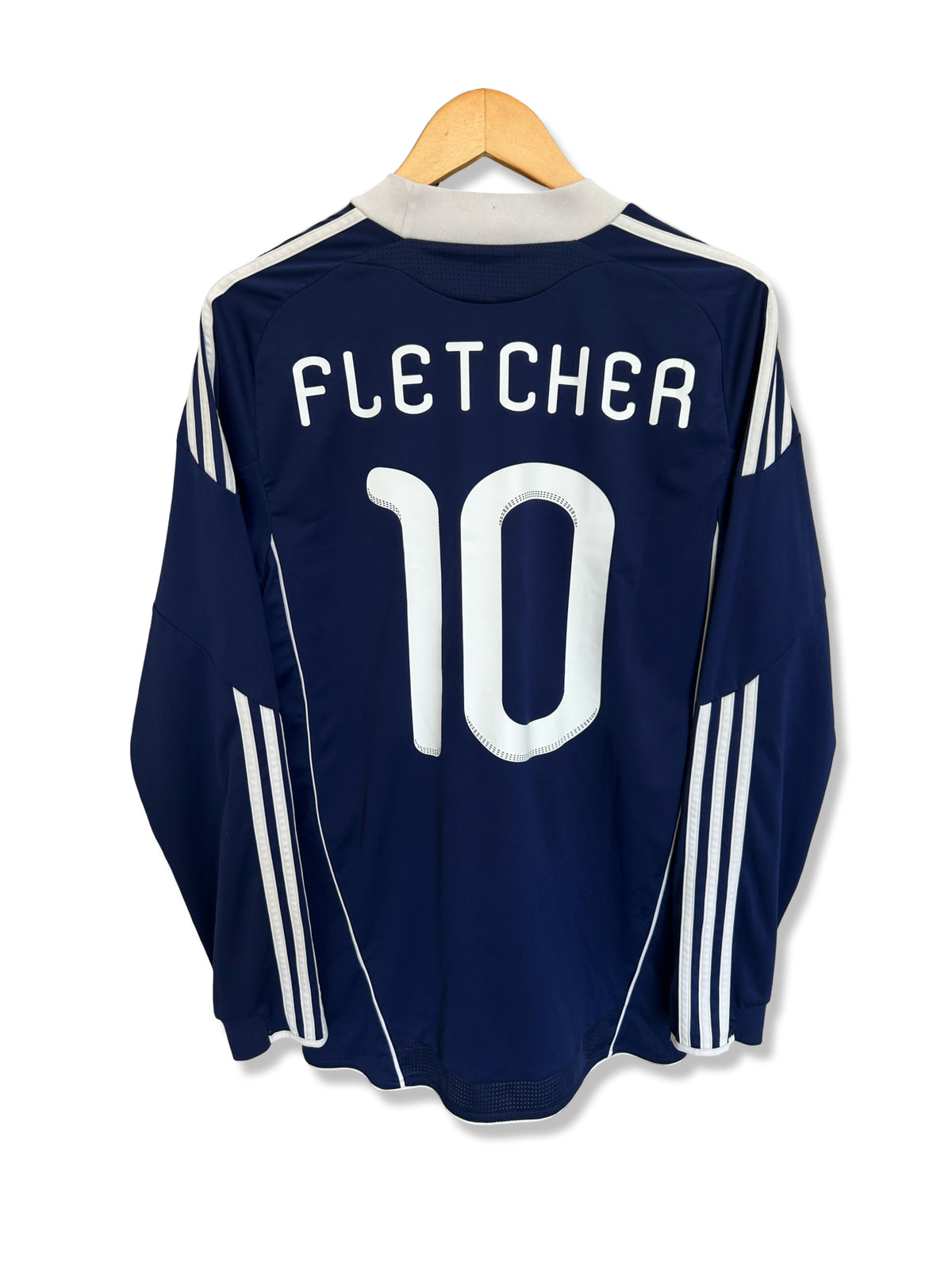 Scotland 2010-11 Home Shirt L/S - Fletcher #10 - M