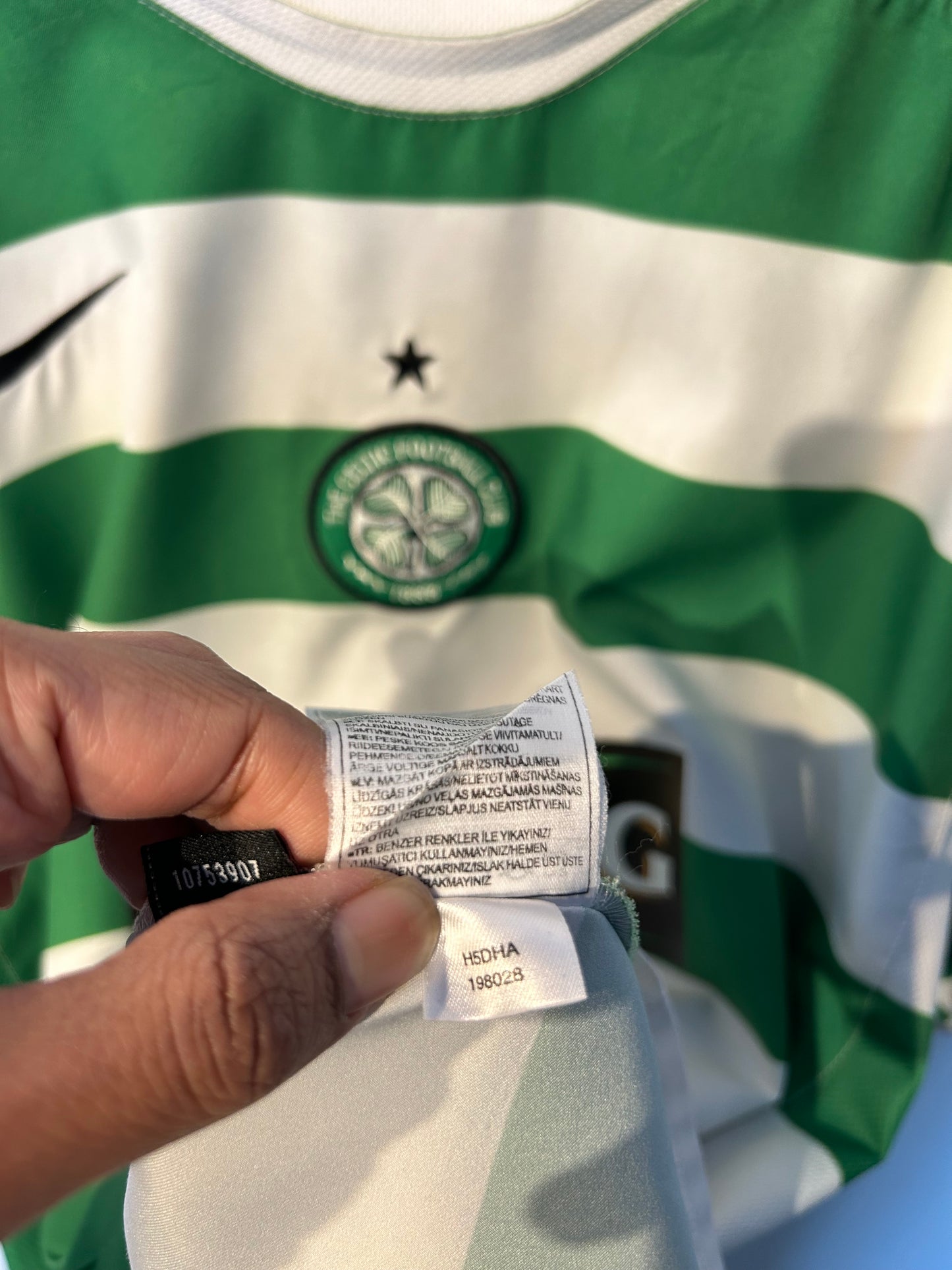 Celtic 2005-07 Home Shirt - Nakamura #25 - XL