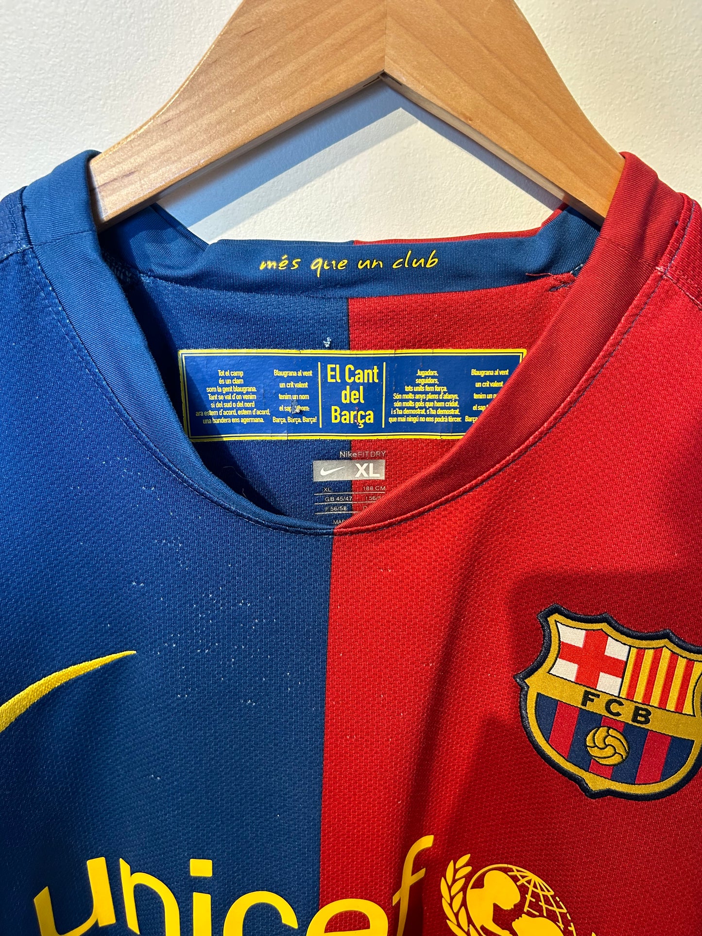 Barcelona 2008-09 Home Shirt - Henry #14 - XL