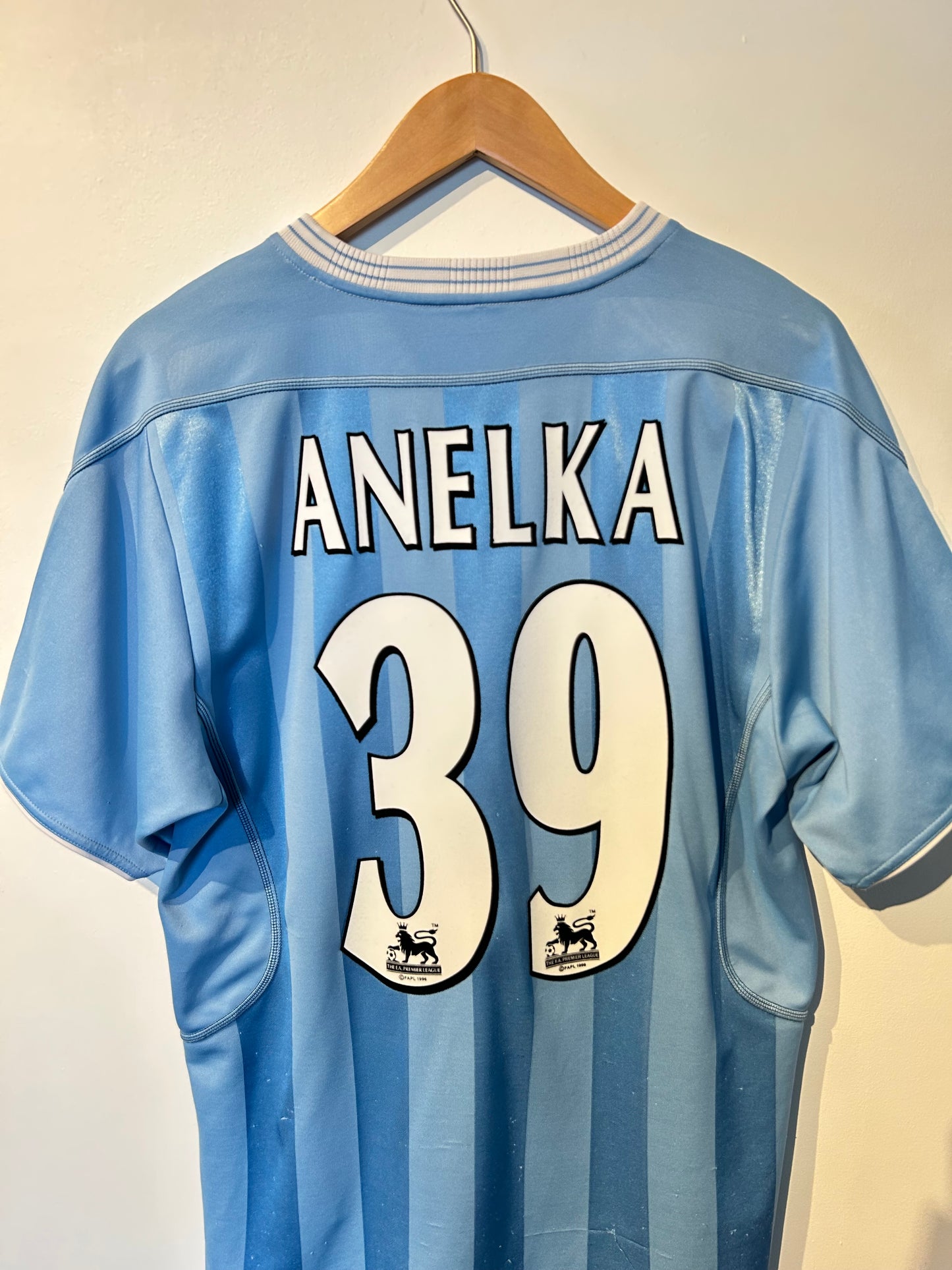 Manchester City 2003-04 Home Shirt - Anelka #39 - S