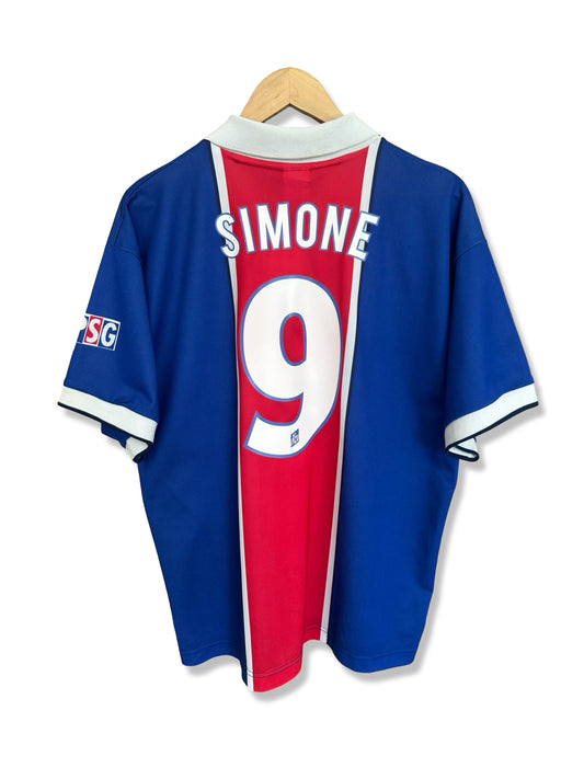 PSG 1997-98 Home Shirt - Simone #9 - L