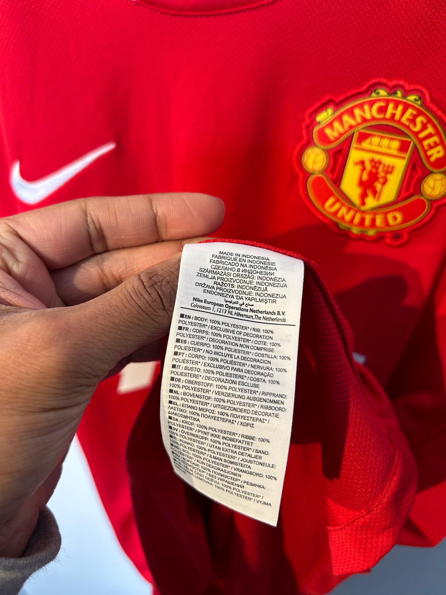 Manchester United 2011-12 Home Shirt - Evra #3 - L