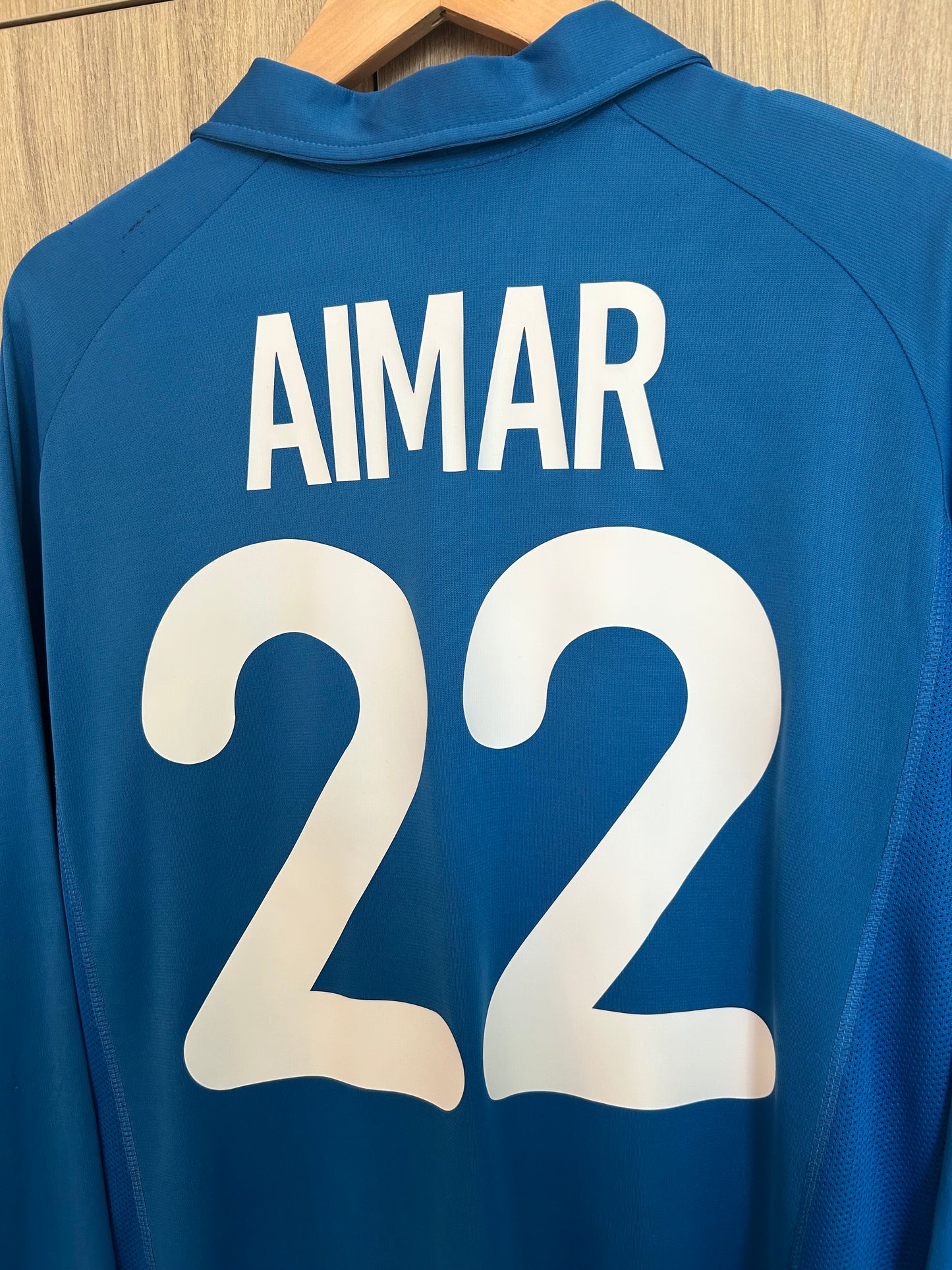 Valencia 2000-01 Third Shirt L/S - Aimar #22 - L