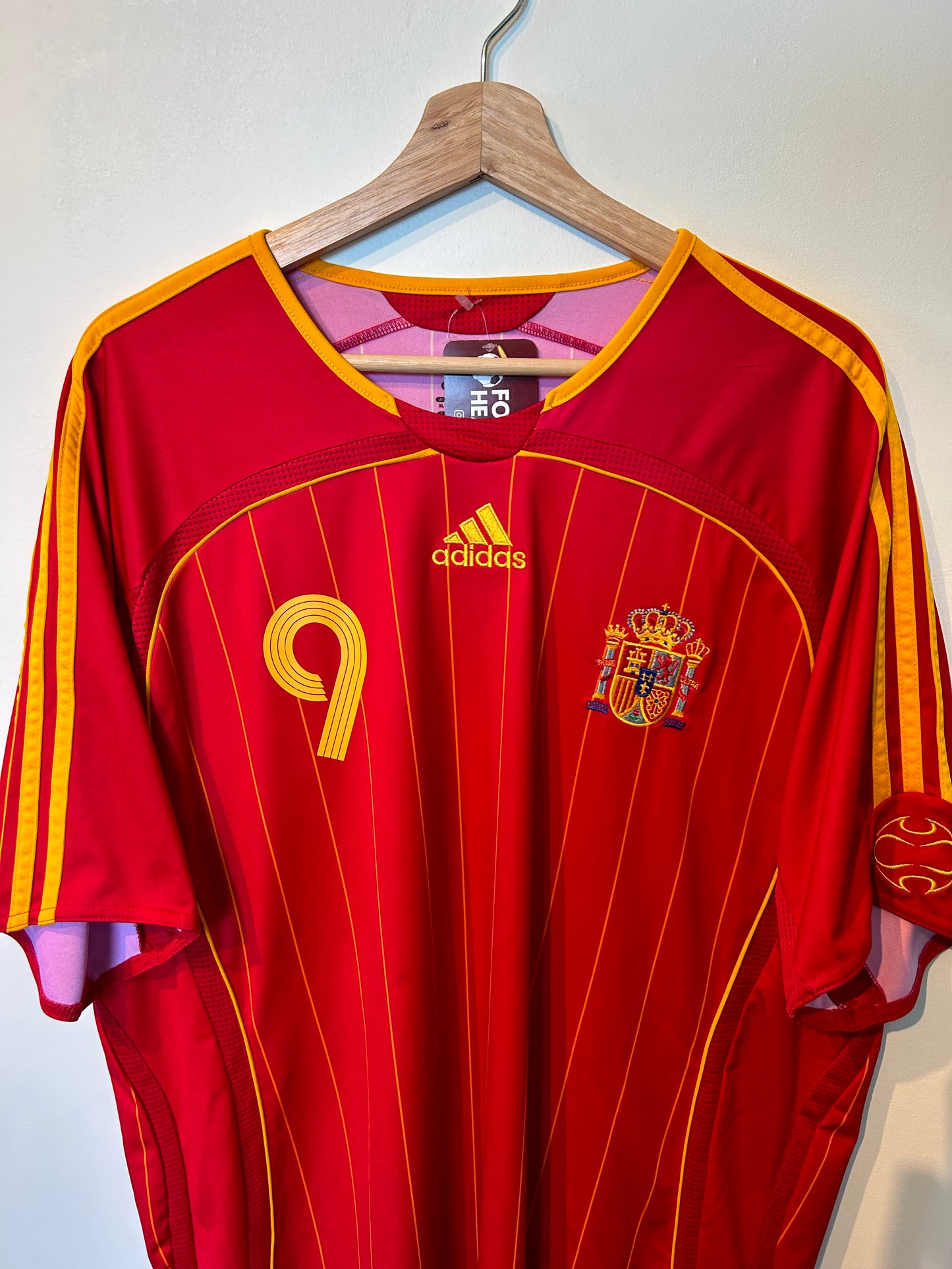 Spain 2006-08 Home Shirt - Torres #9 - XL
