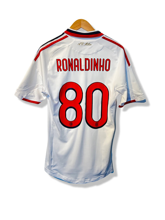 AC Milan 2009-10 Away Shirt - Ronaldinho #80 - S