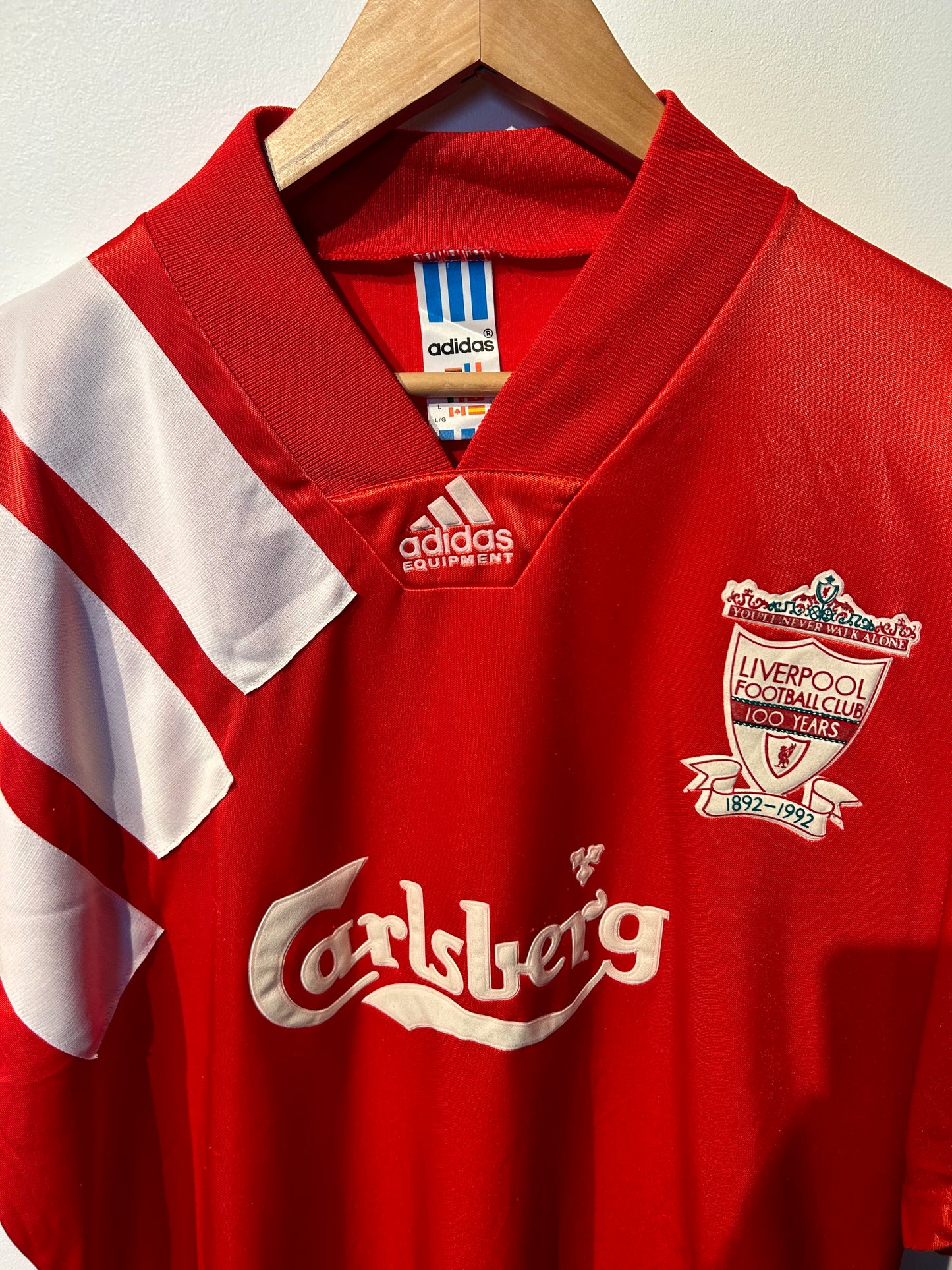 Liverpool 1992-93 Centenary Home Shirt - L
