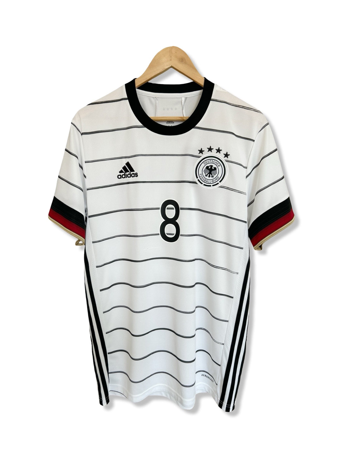 Germany 2020-21 Home Shirt - Kroos #8 - M