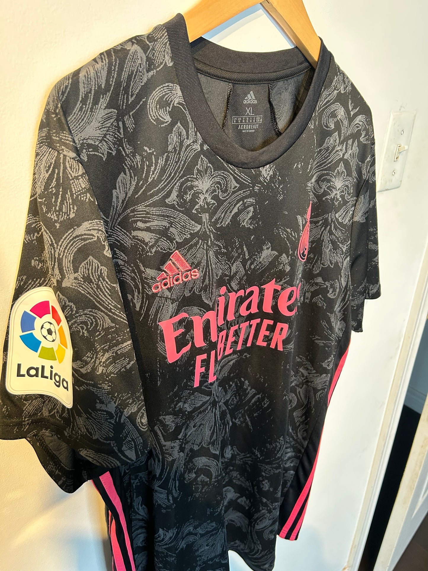 Real Madrid 2020-21 Third Shirt - Hazard #7 - XL