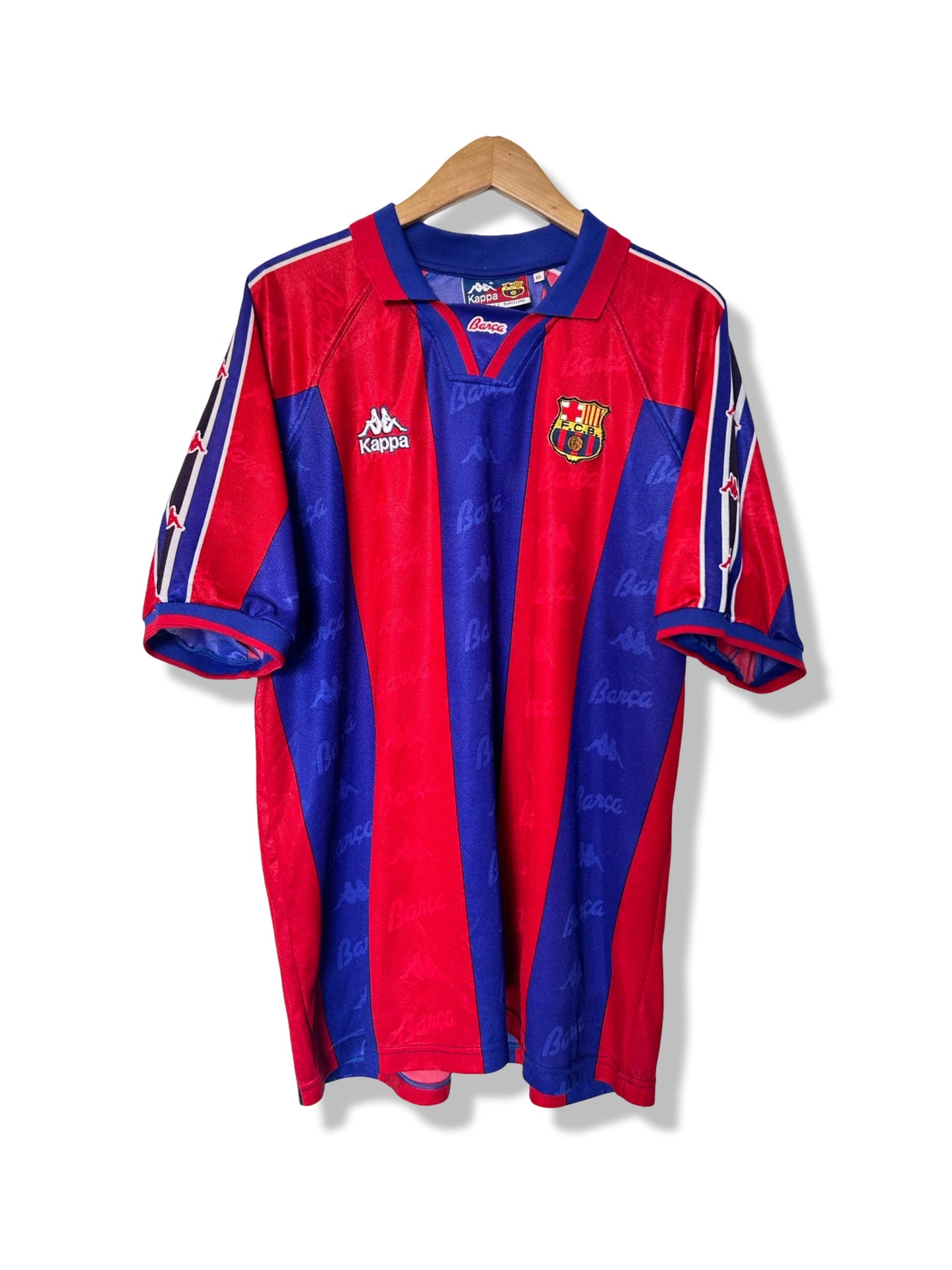 Barcelona 1995-97 Home Shirt - Blanc #15 - XL