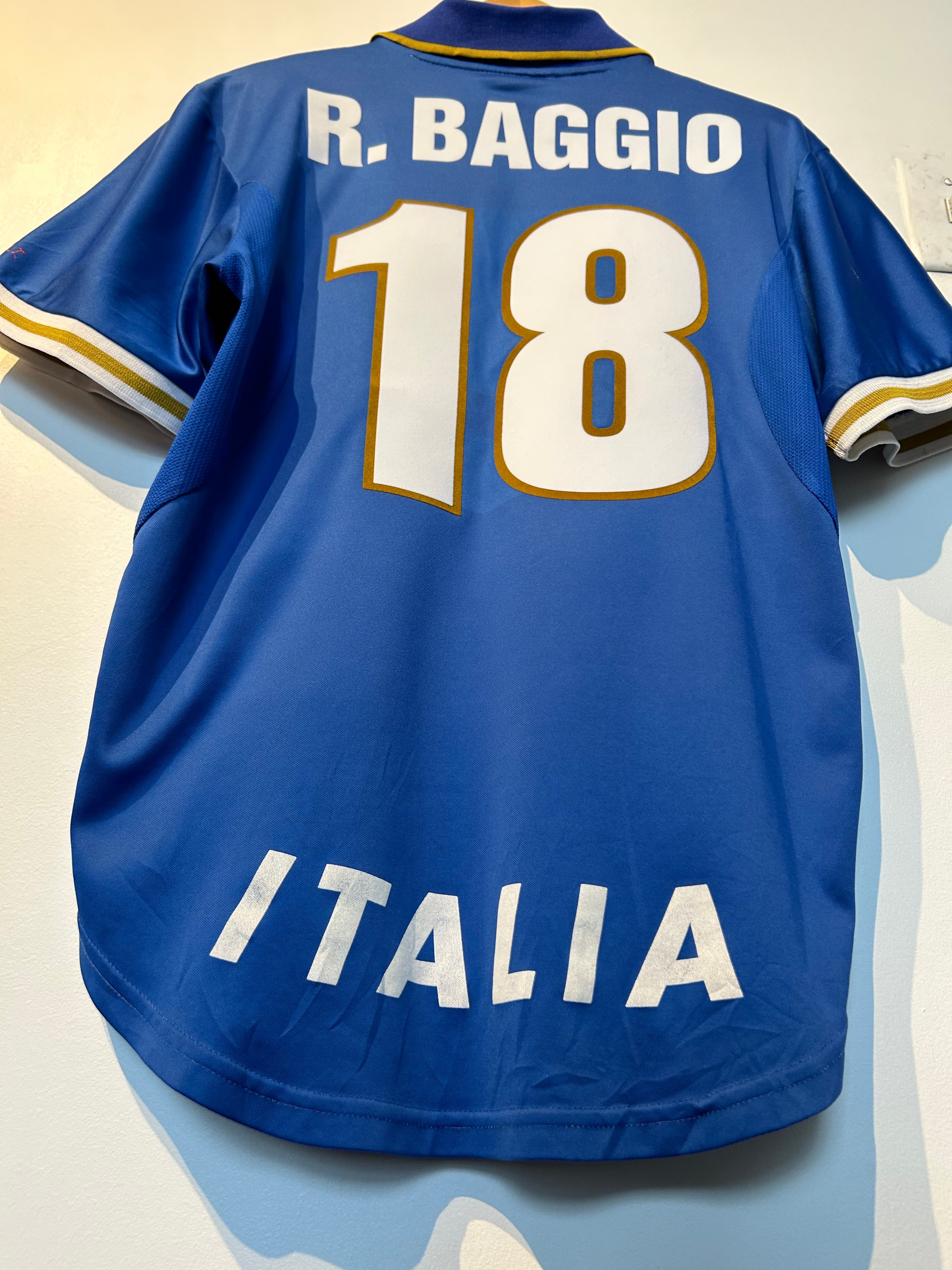 Italy 1996-97 Home Shirt - Baggio #18 - M – Football Heaven