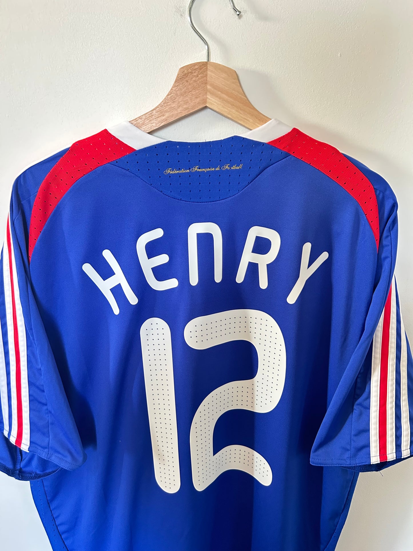 France 2007-08 Home Shirt - Henry #12 - XL