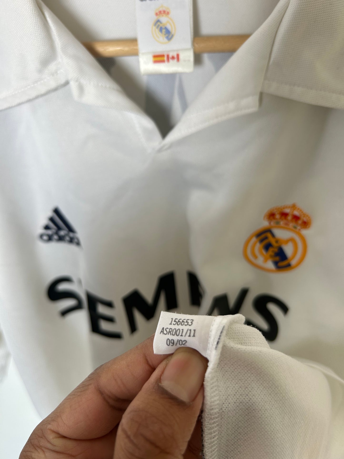 Real Madrid 2002-03 Home Shirt - Ronaldo #11 - M