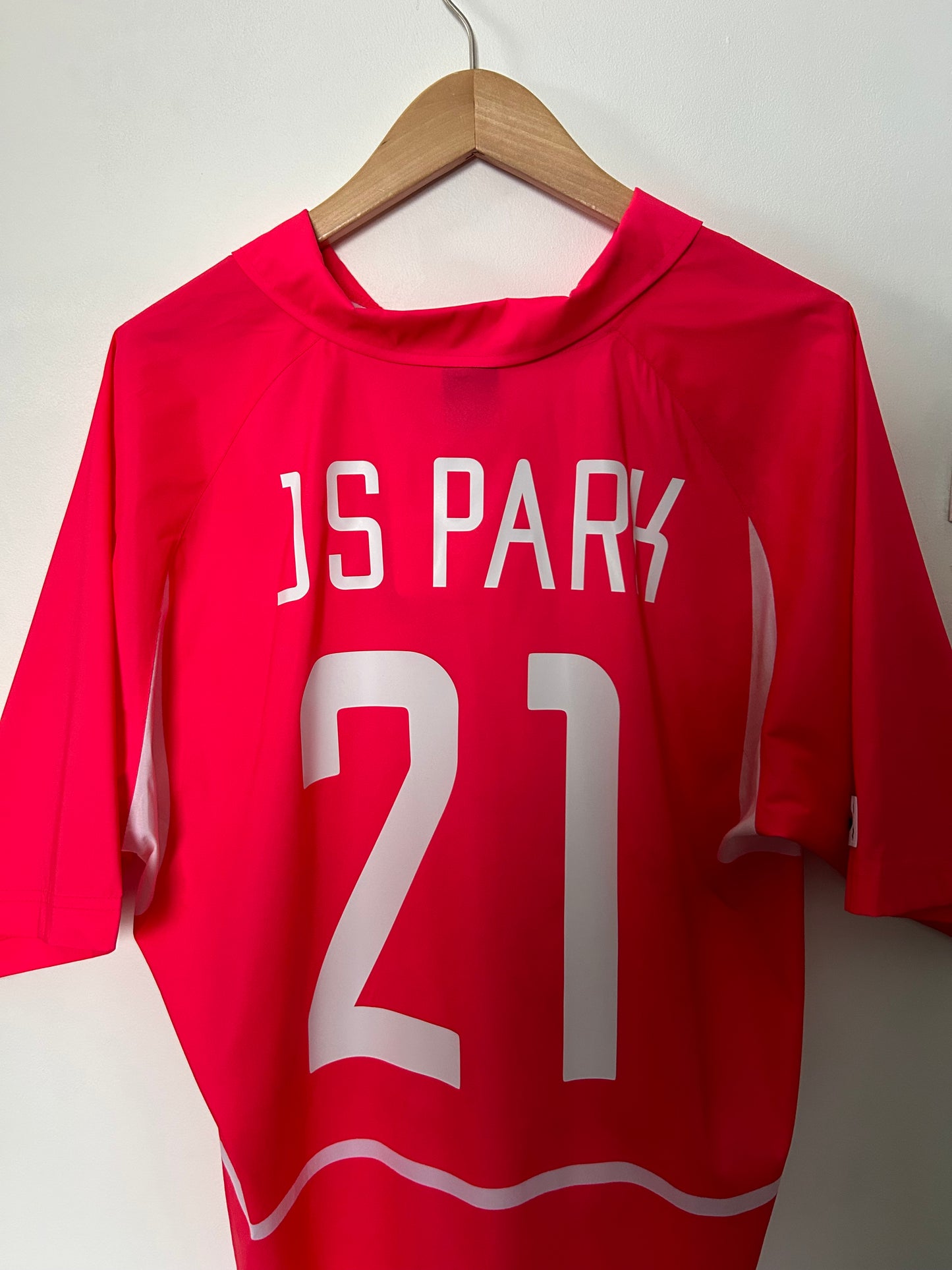 South Korea 2002-03 Home Shirt - J.S. Park #21 - XXL