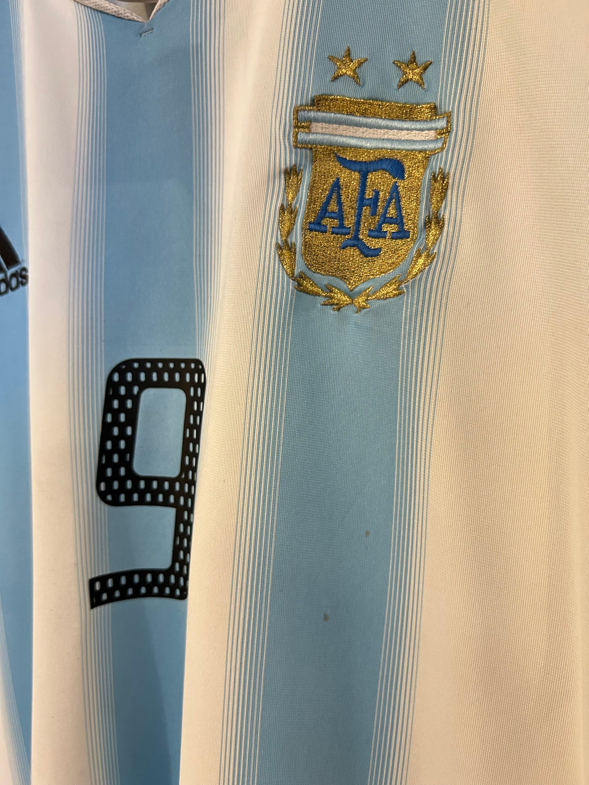 Argentina 2004-05 Home Shirt - Crespo #9 - XL